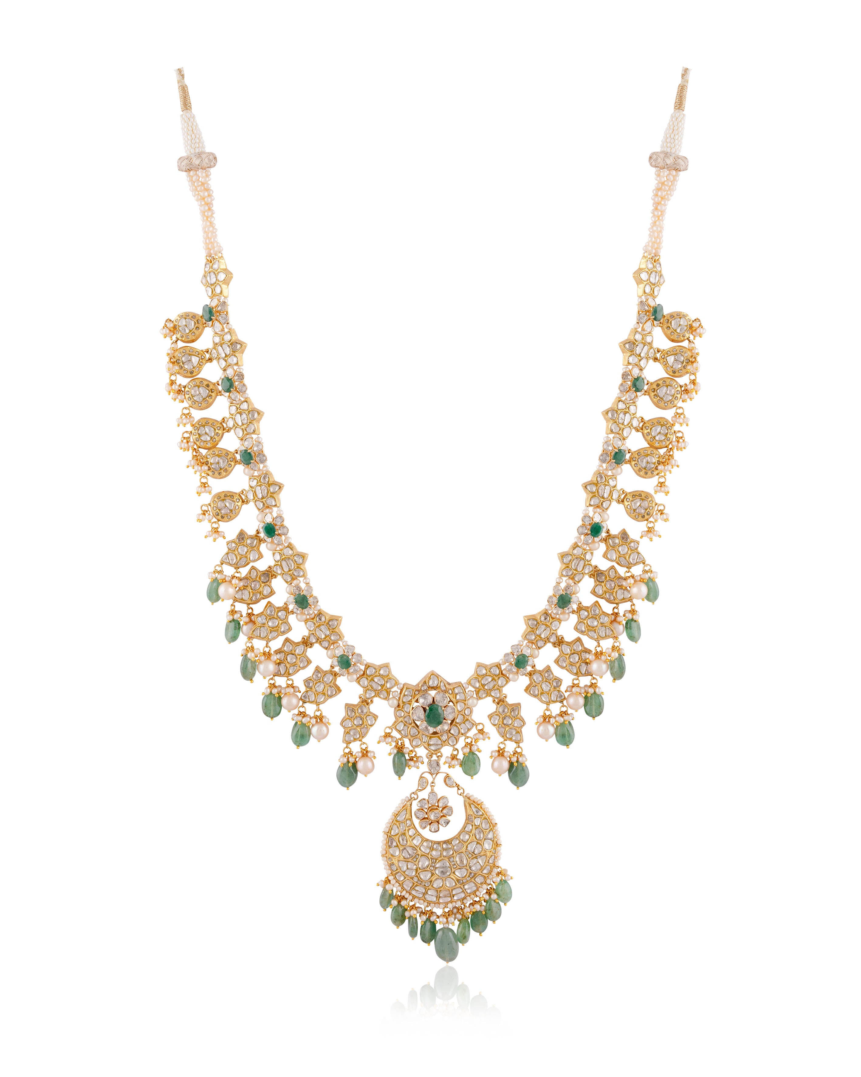 Sanchita Polki Long Necklace