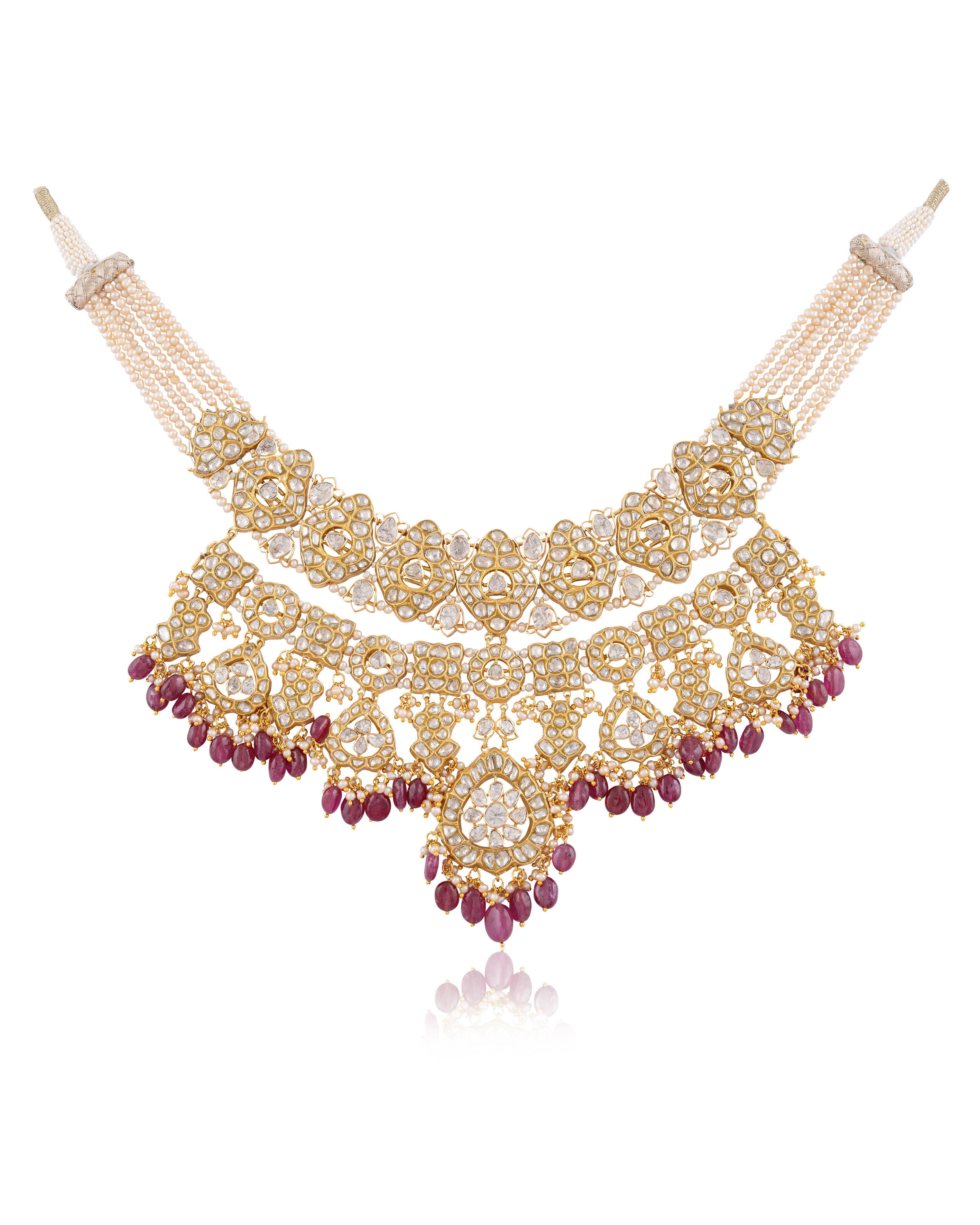 Shefali Shah - Sage Polki Necklace