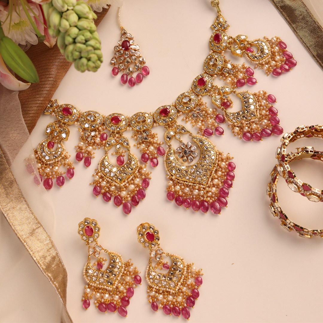 Yami Bridal Polki Set