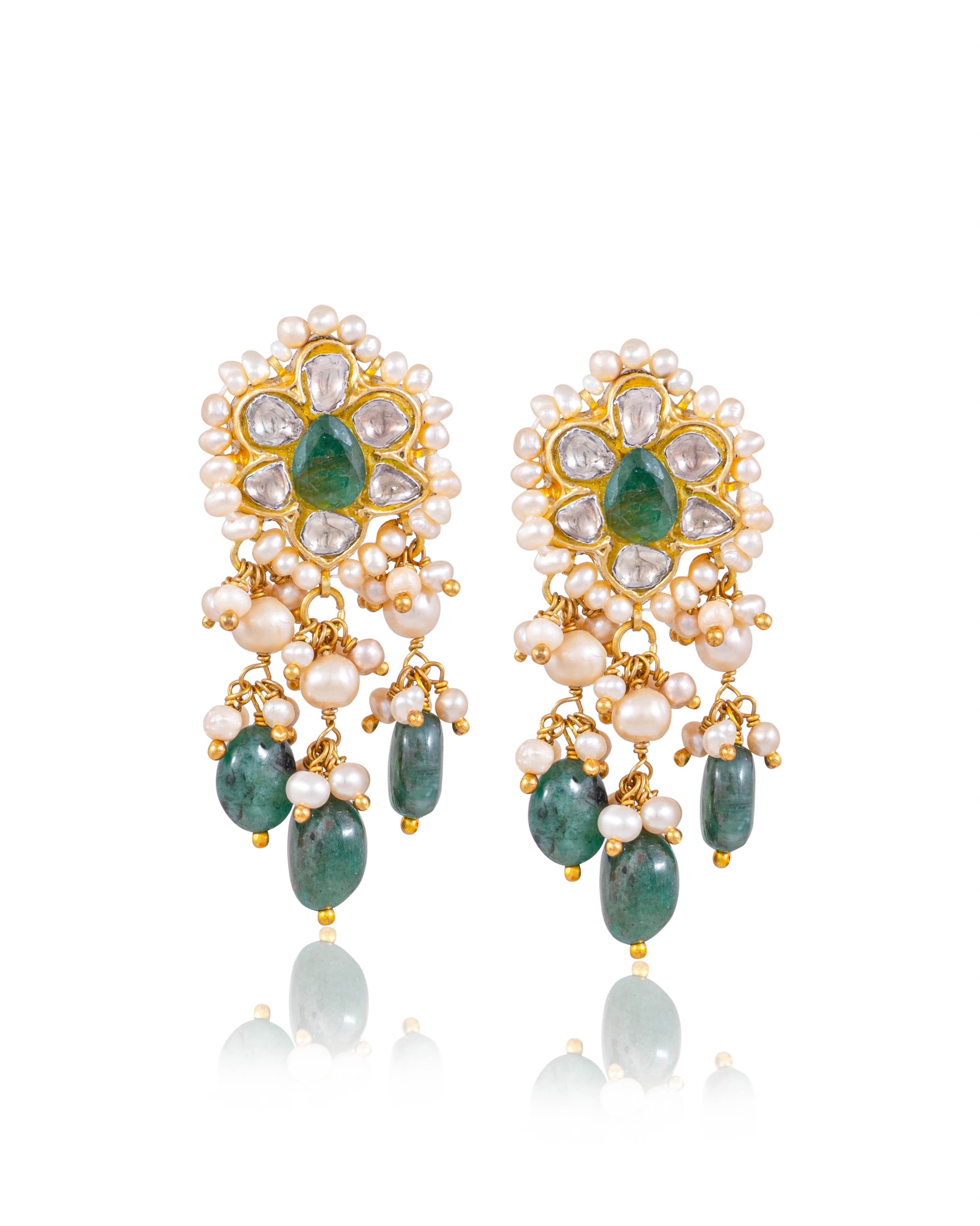 Shalini Choker And Ananya Tops Polki Set