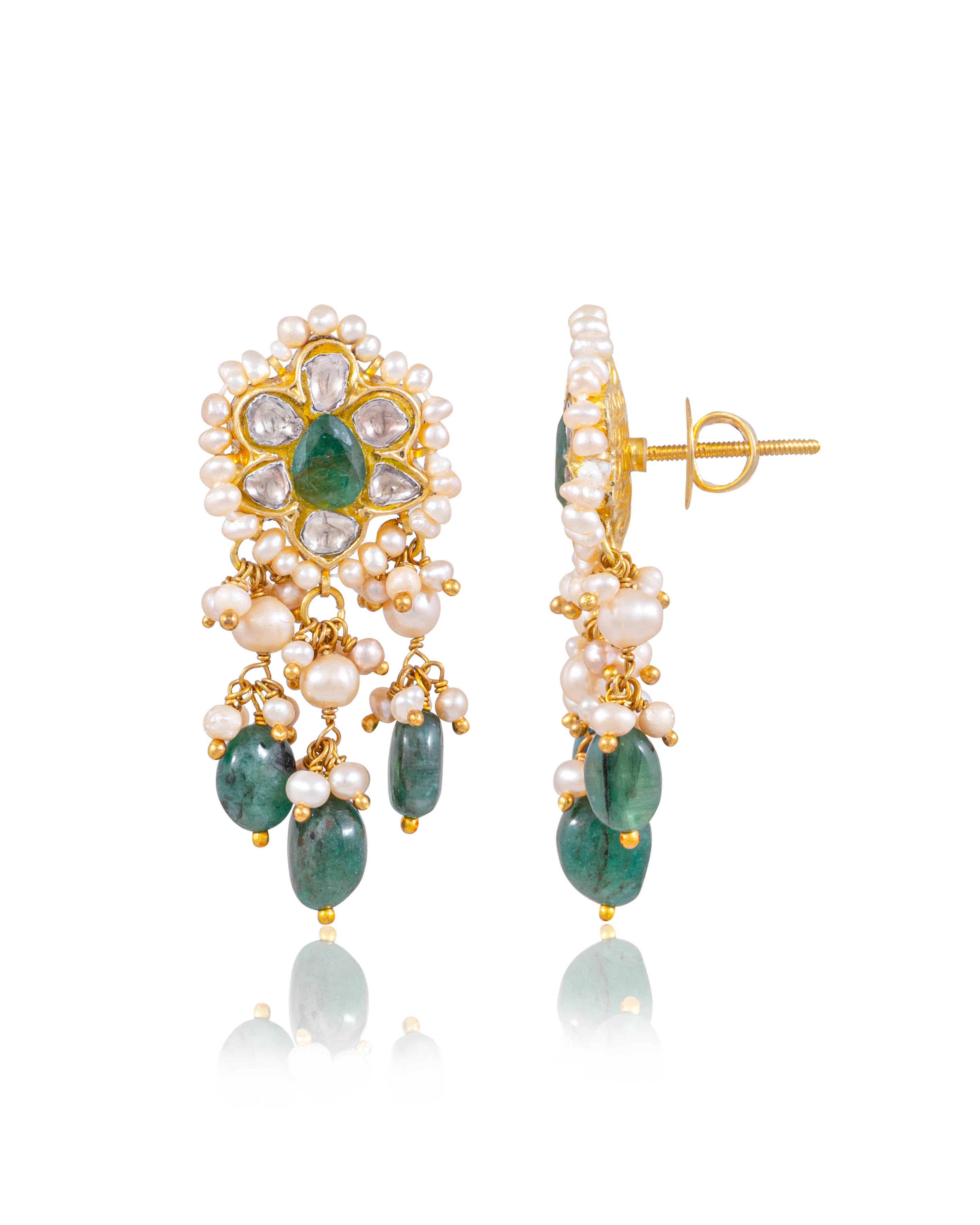 Shalini Choker And Ananya Tops Polki Set