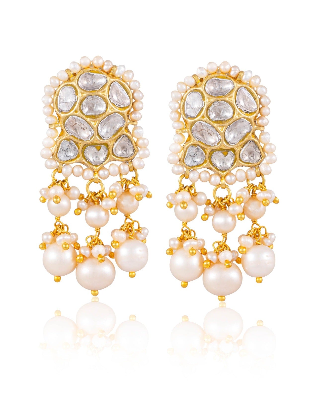 Tanisha Choker And Sonam Tops Polki Set