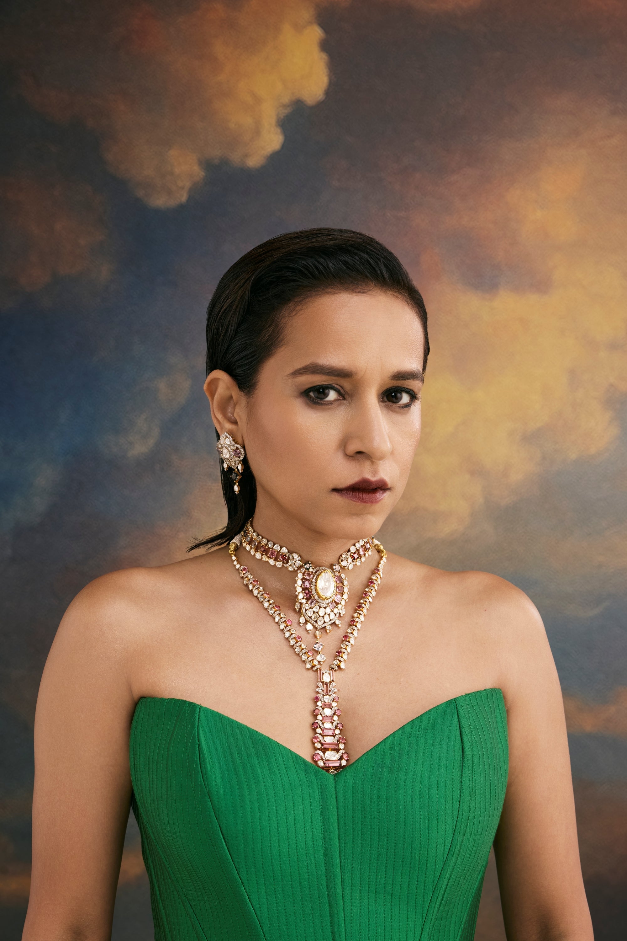 Tillotama Shome - Iris Polki And Diamond Necklace
