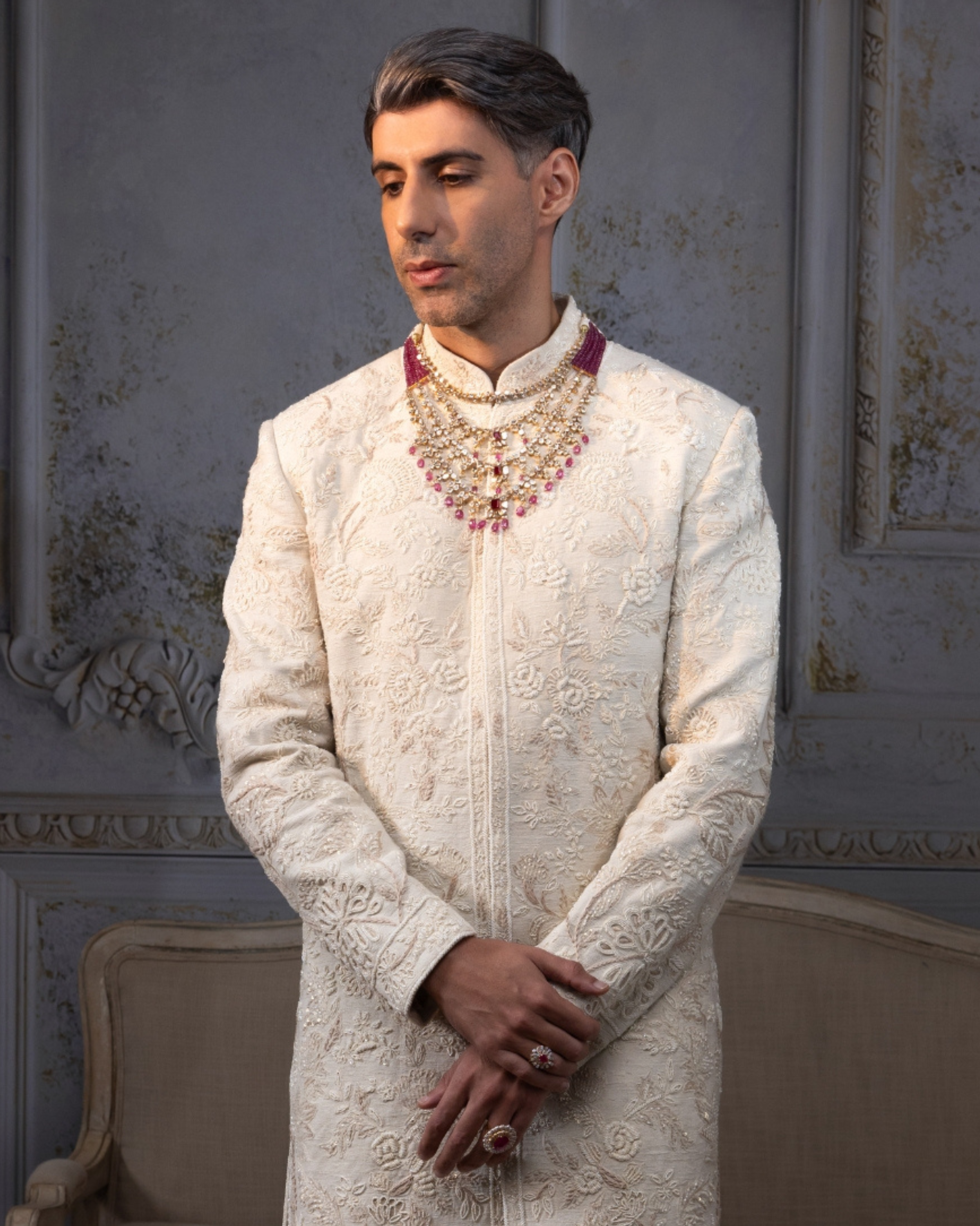 Jim Sarbh - Adrian Polki Long Necklace