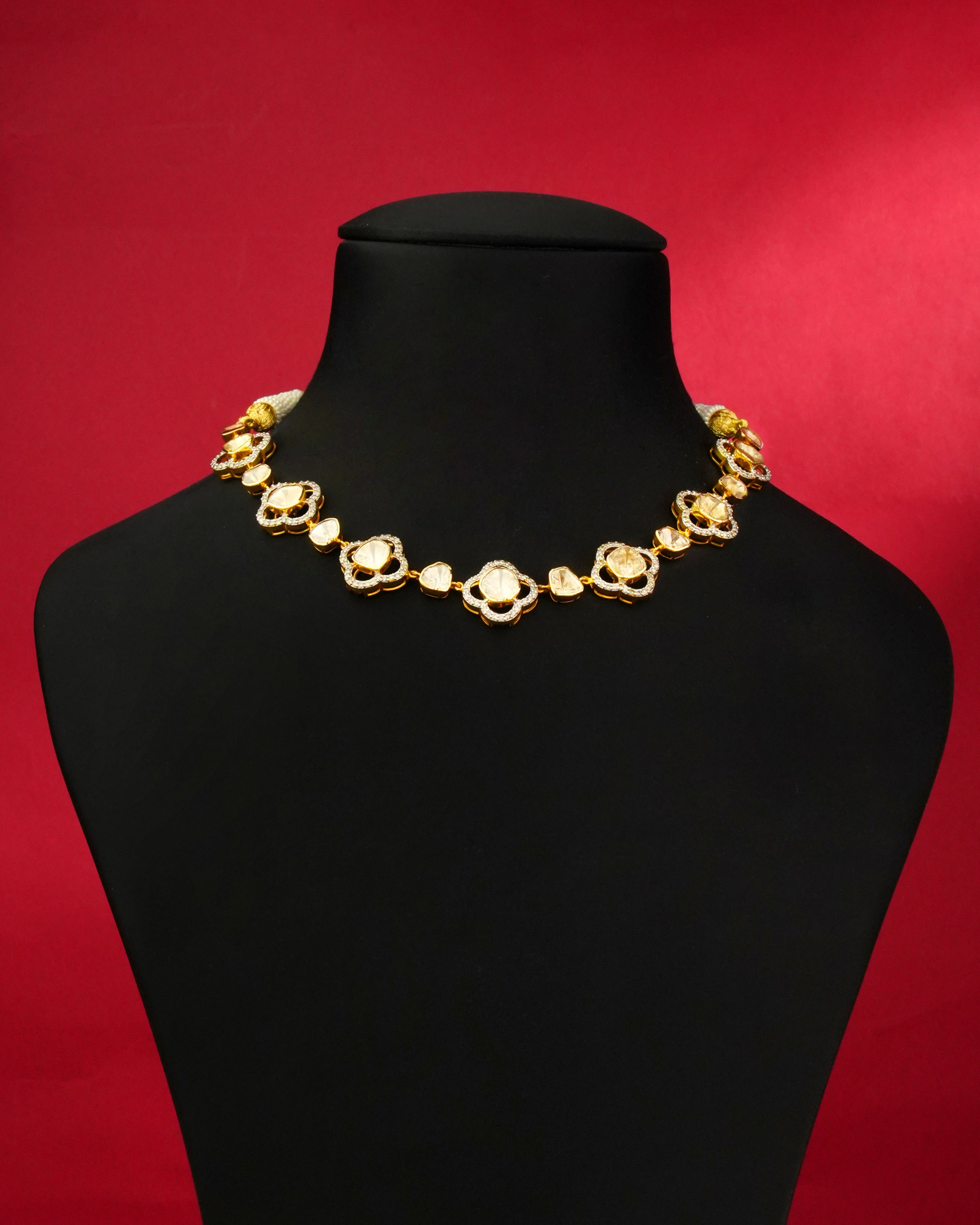 Ofeliya Polki And Diamond Choker