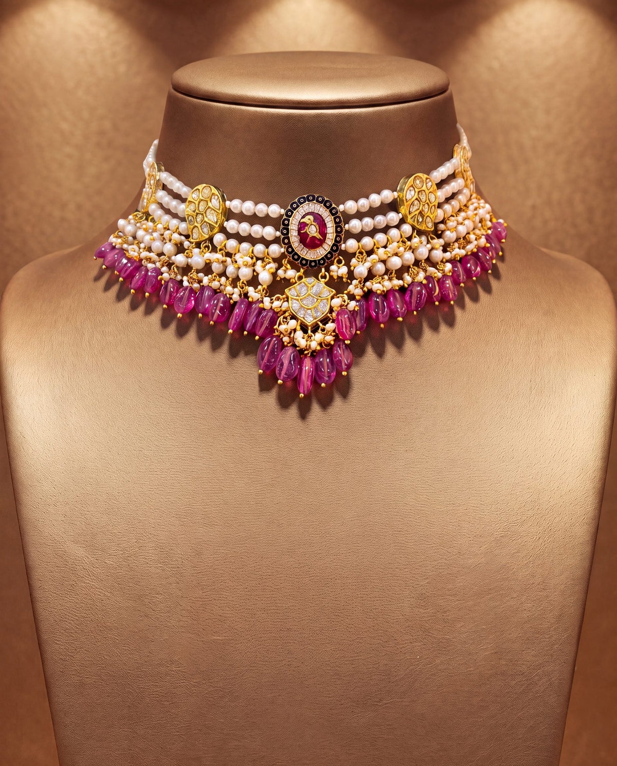 Elara Polki Neckalce