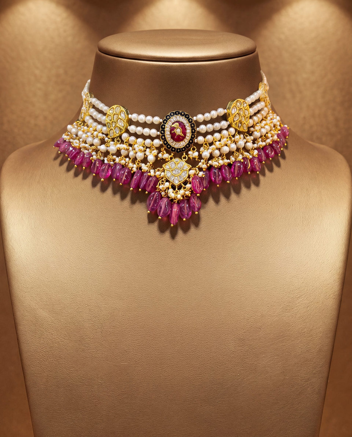 Elara Polki Neckalce