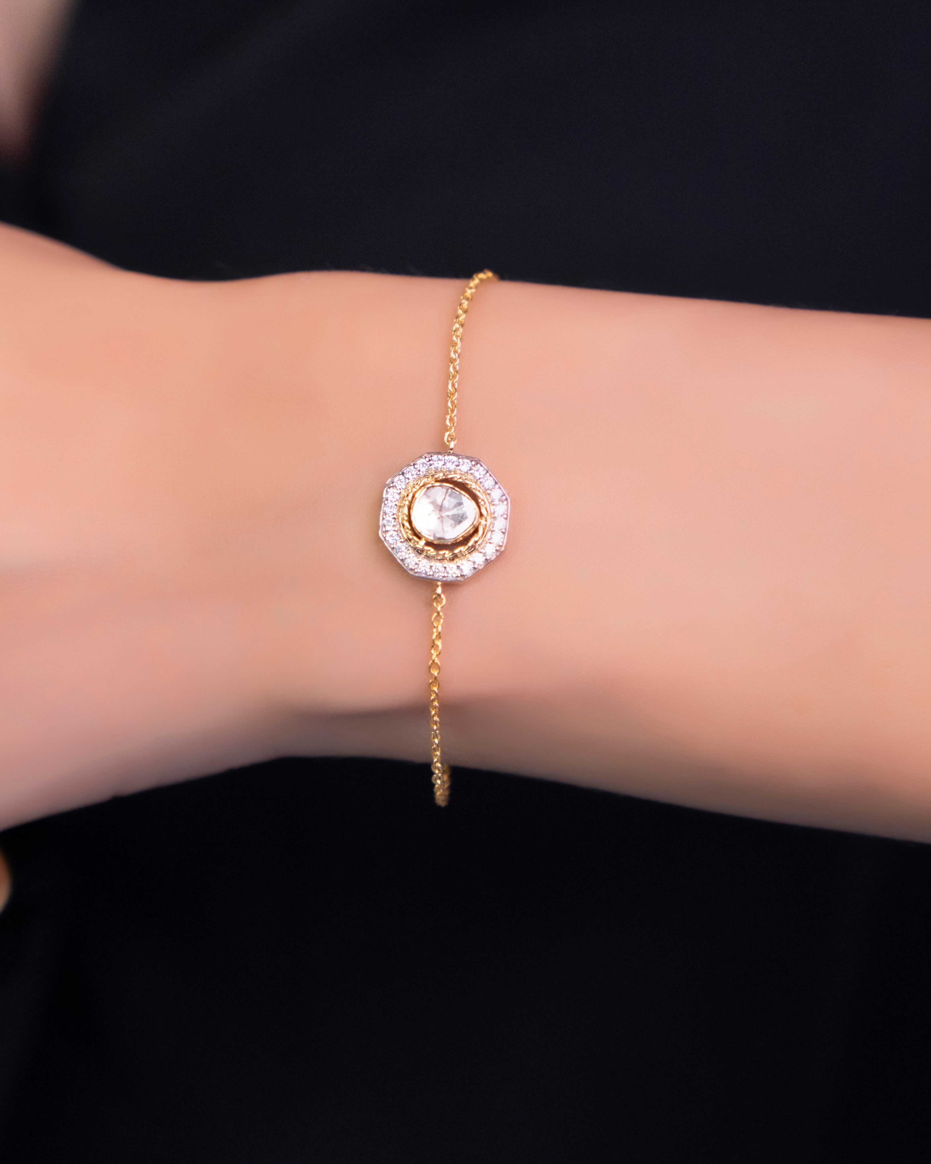 Martha Polki And Diamond Bracelet - NO ORDERS