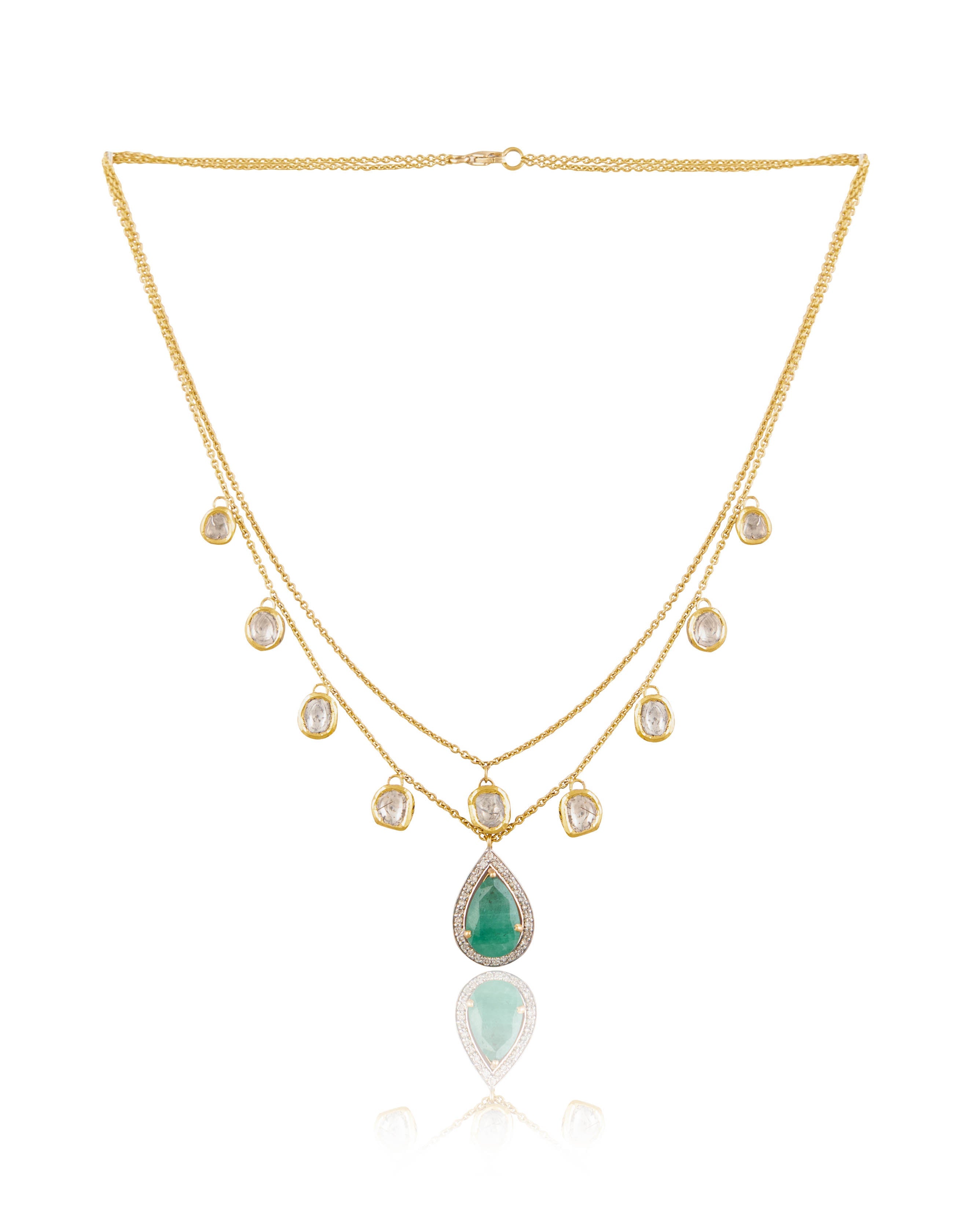 Nira Polki And Diamond Pendant