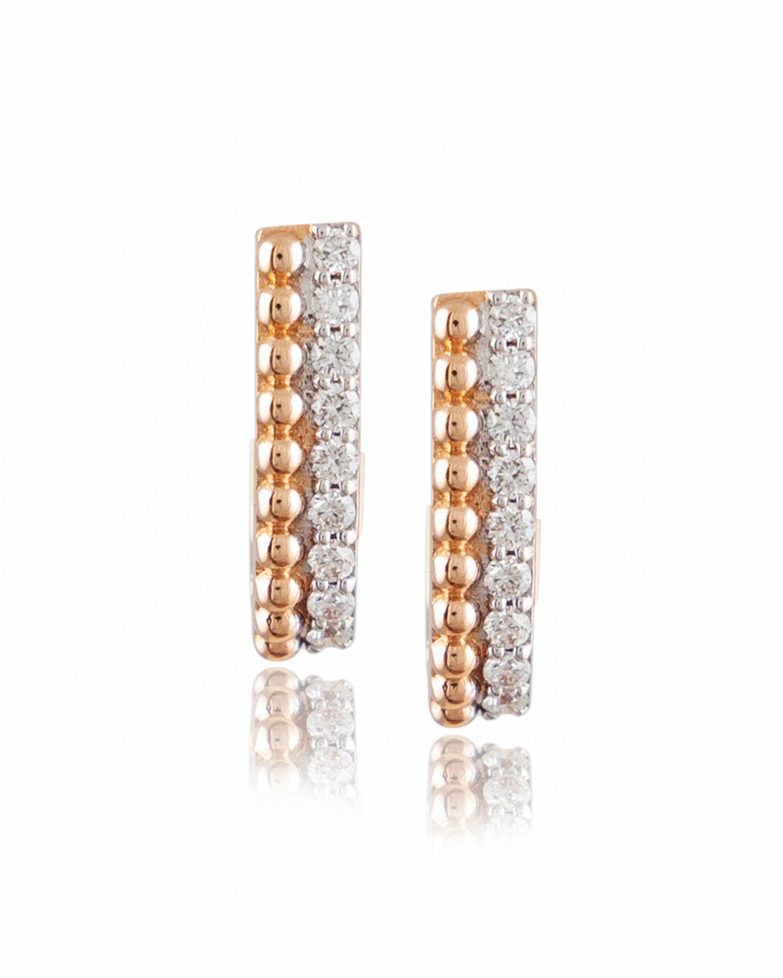 Diamond Hoop Earrings