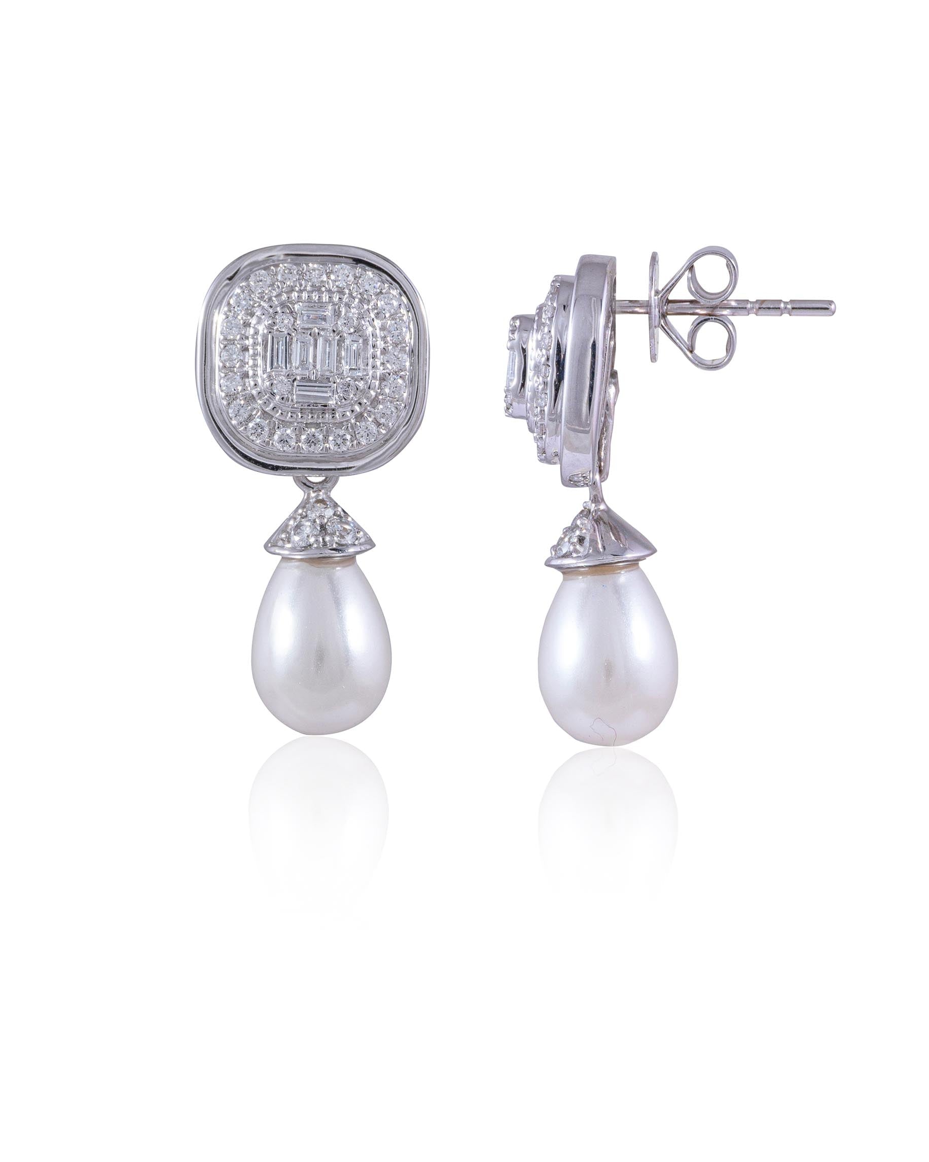 Diamond Long Earring