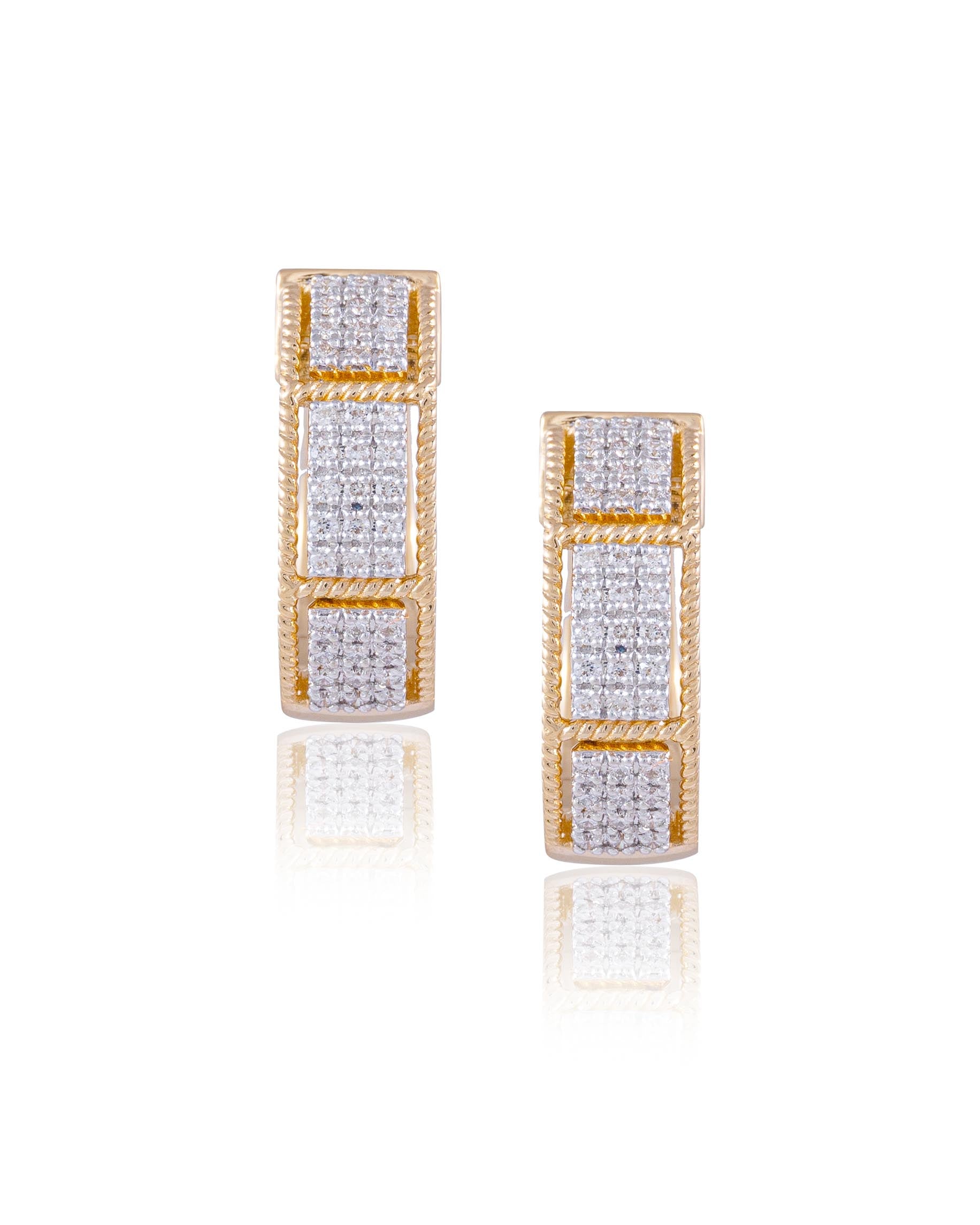 Diamond Long Earring