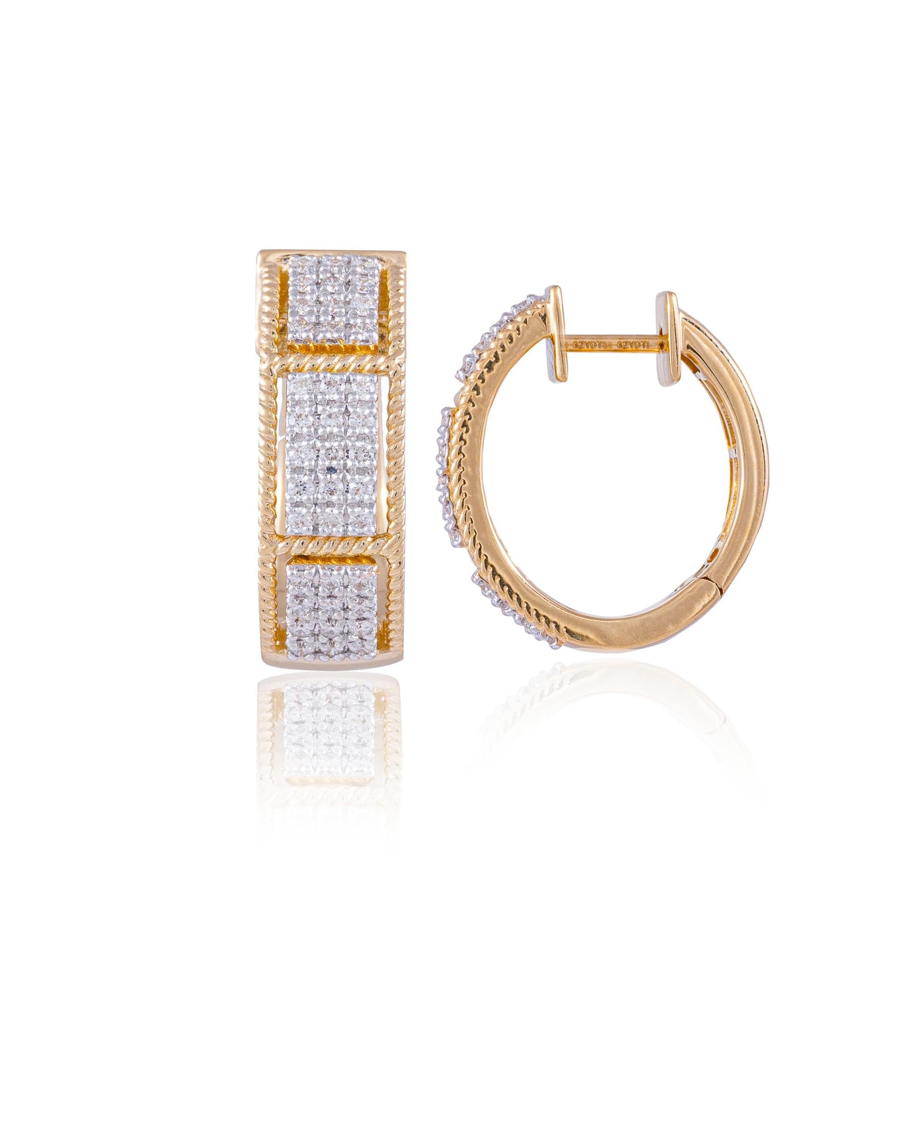 Diamond Long Earring