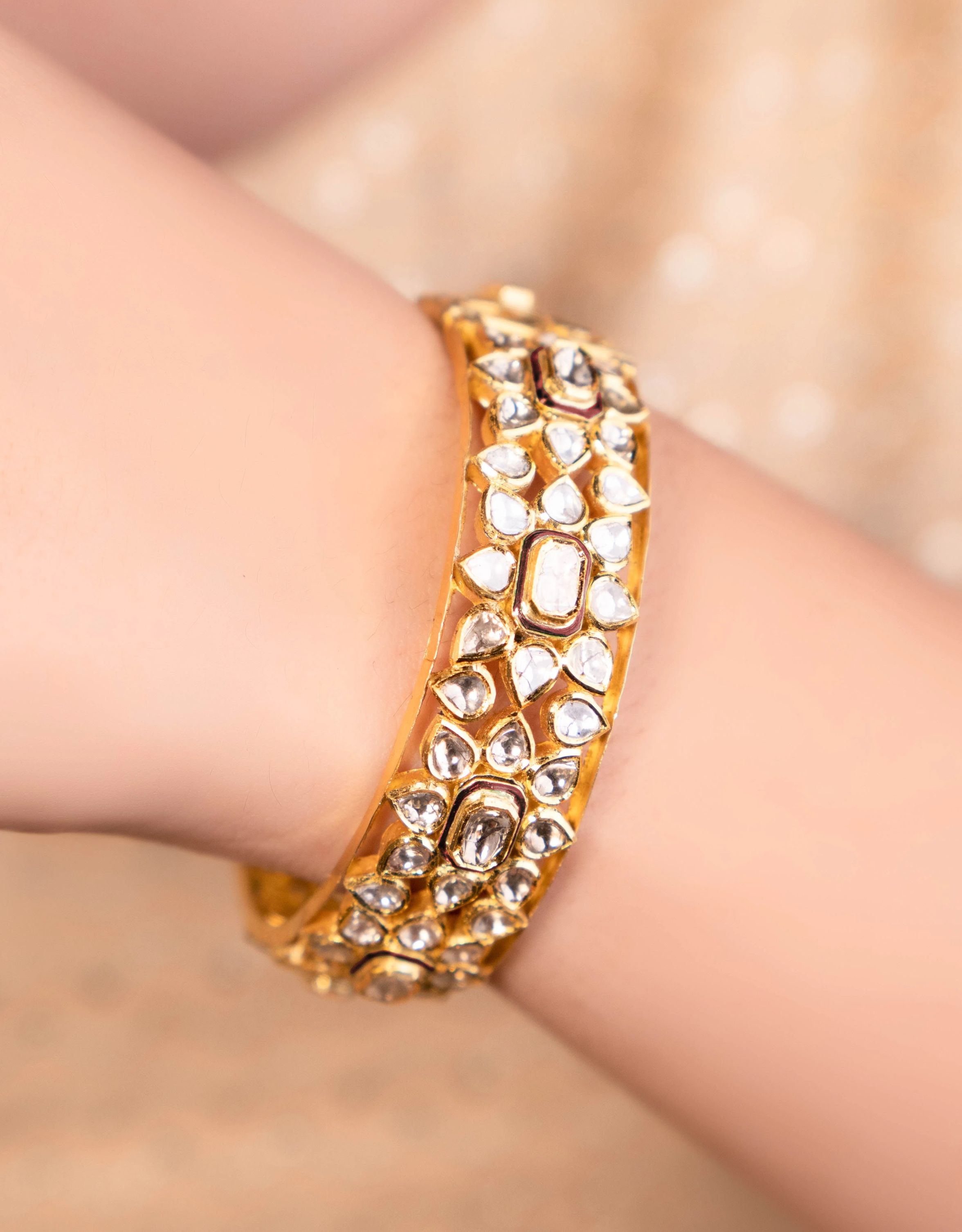 Minakshi Jadau Polki Bangle