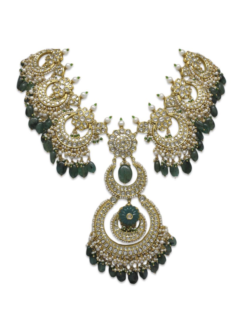 Raina Polki Long Necklace