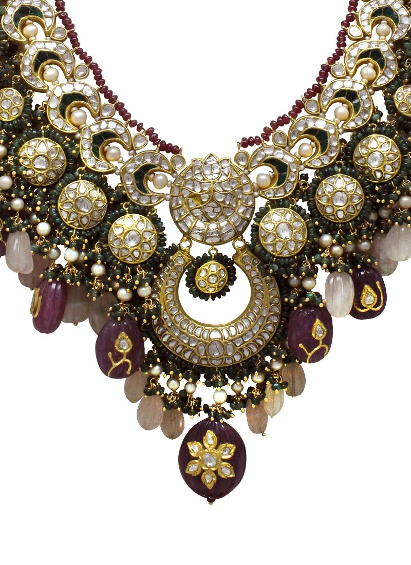 Shaonda Polki Long Necklace