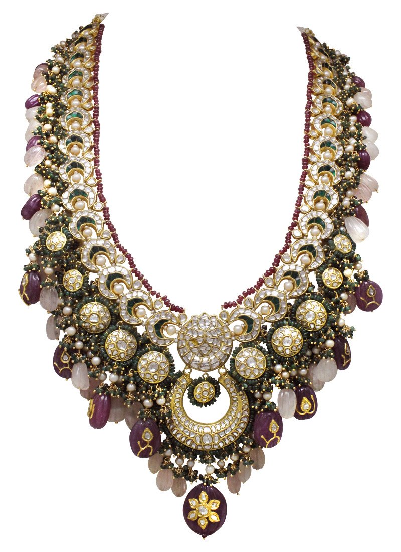 Shaonda Polki Long Necklace