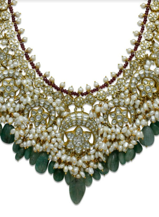 Pranjal Polki Long Necklace