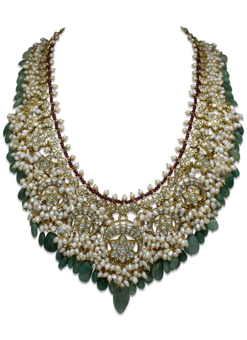 Pranjal Polki Long Necklace
