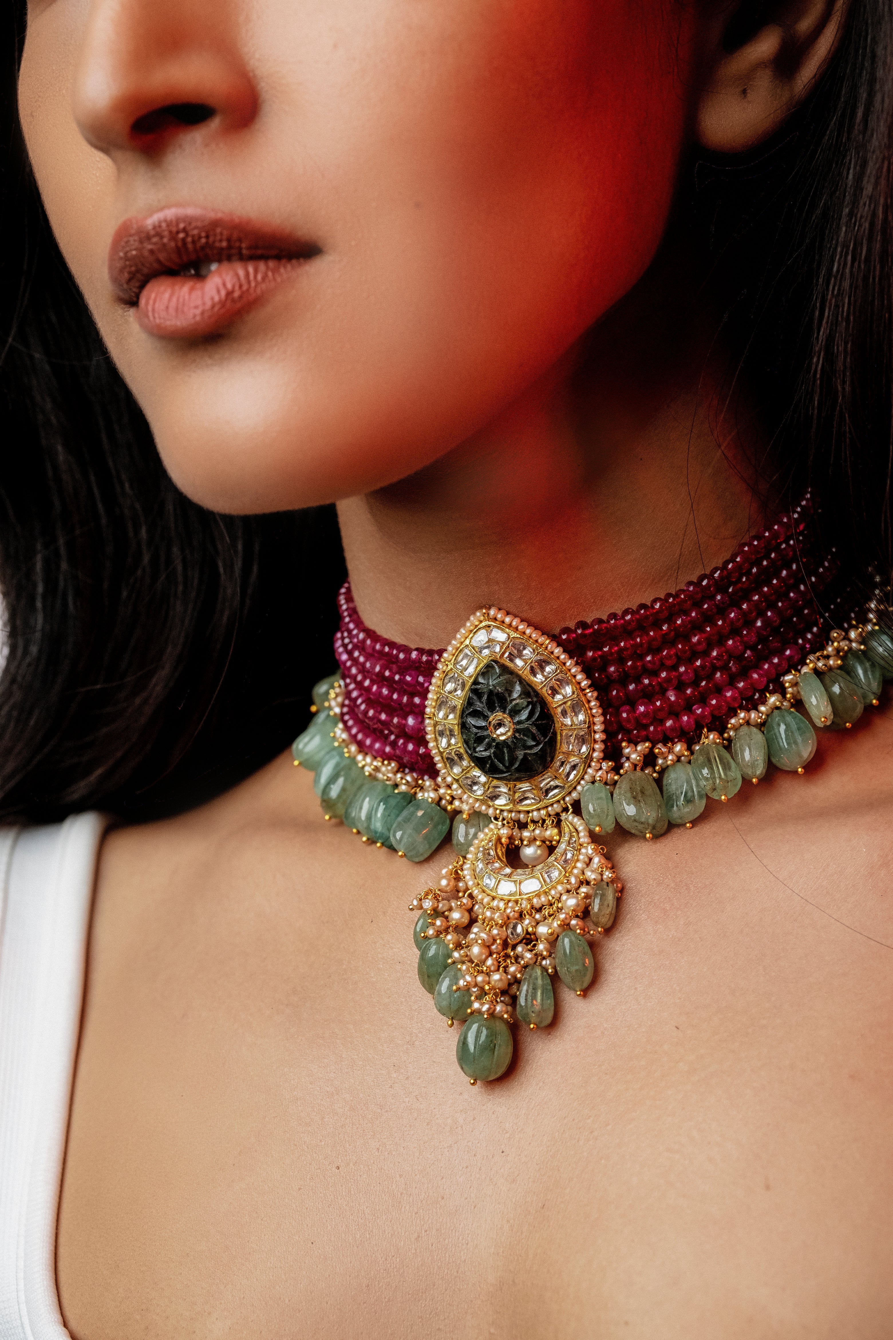 Geetika Polki Bead Choker