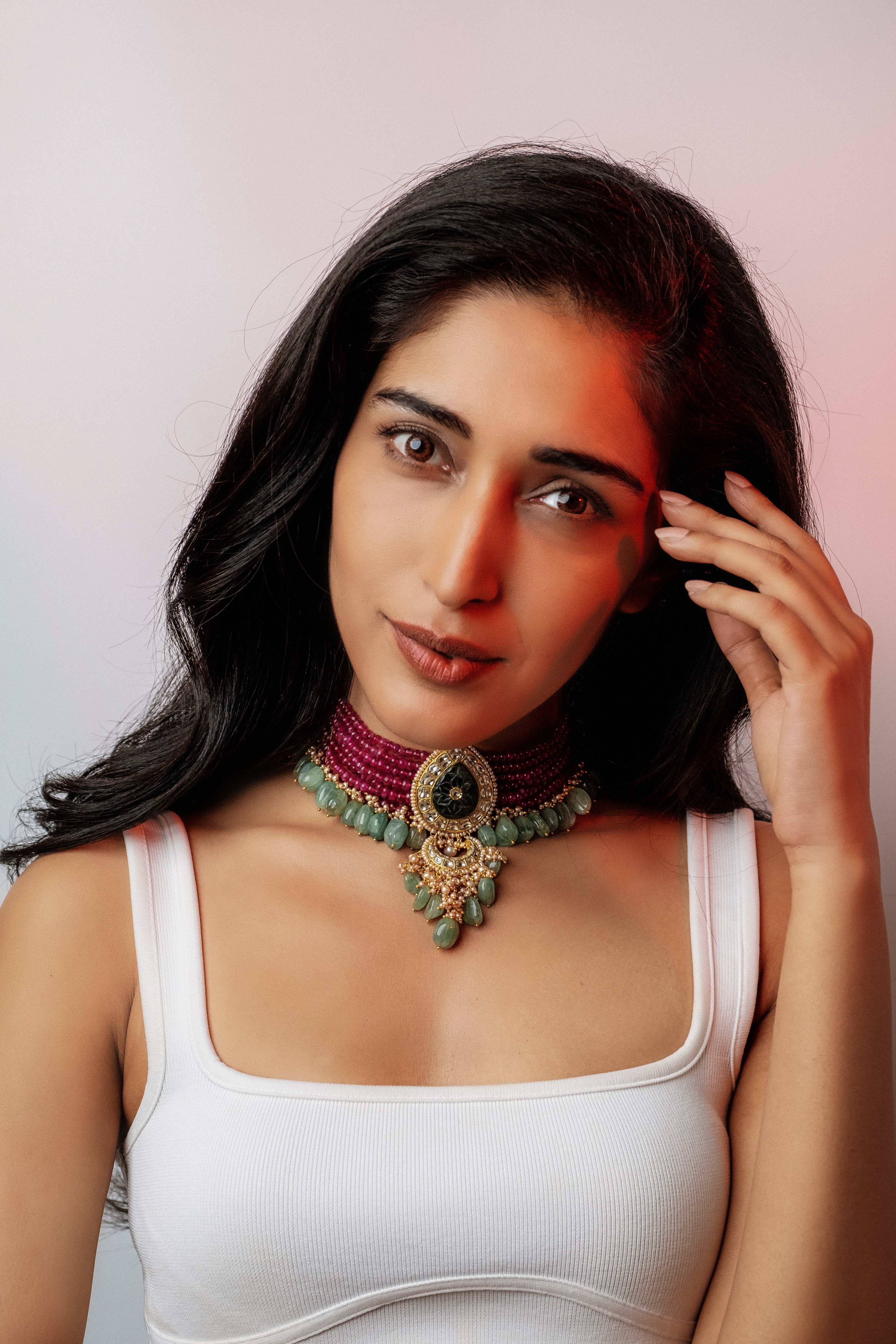 Geetika Polki Bead Choker