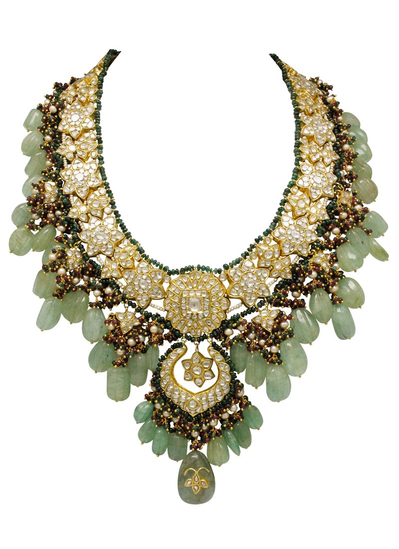 Farzeen Polki Long Necklace