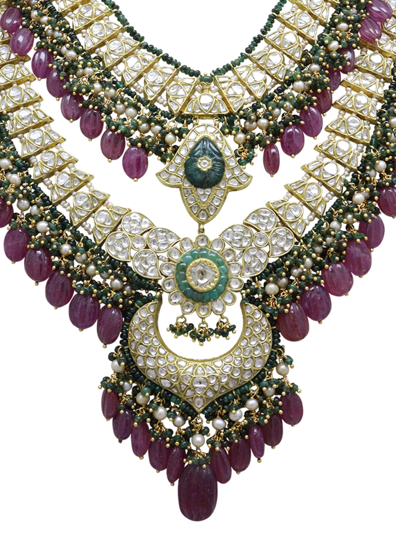 Kanishka Polki Long Necklace