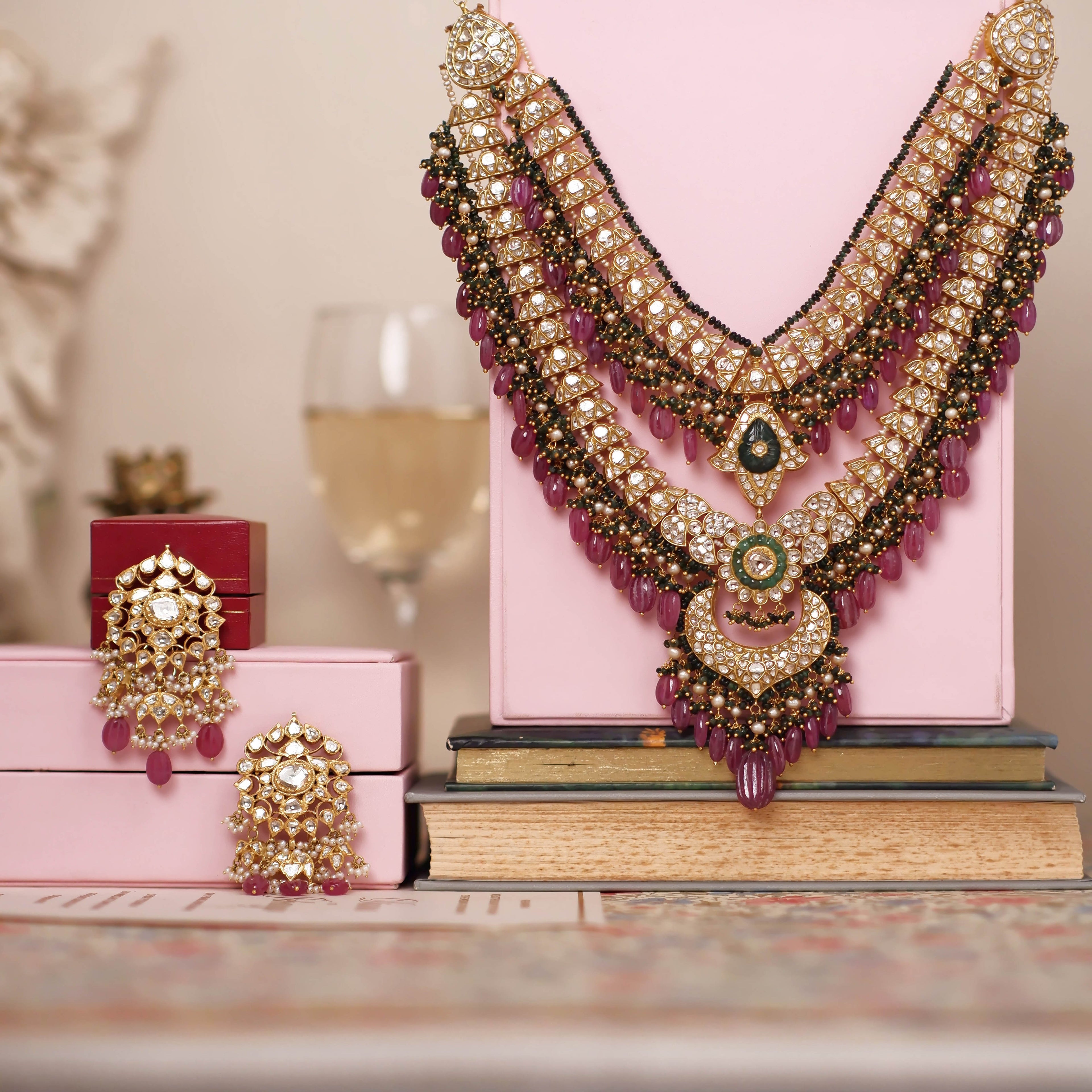 Kanishka Polki Long Necklace