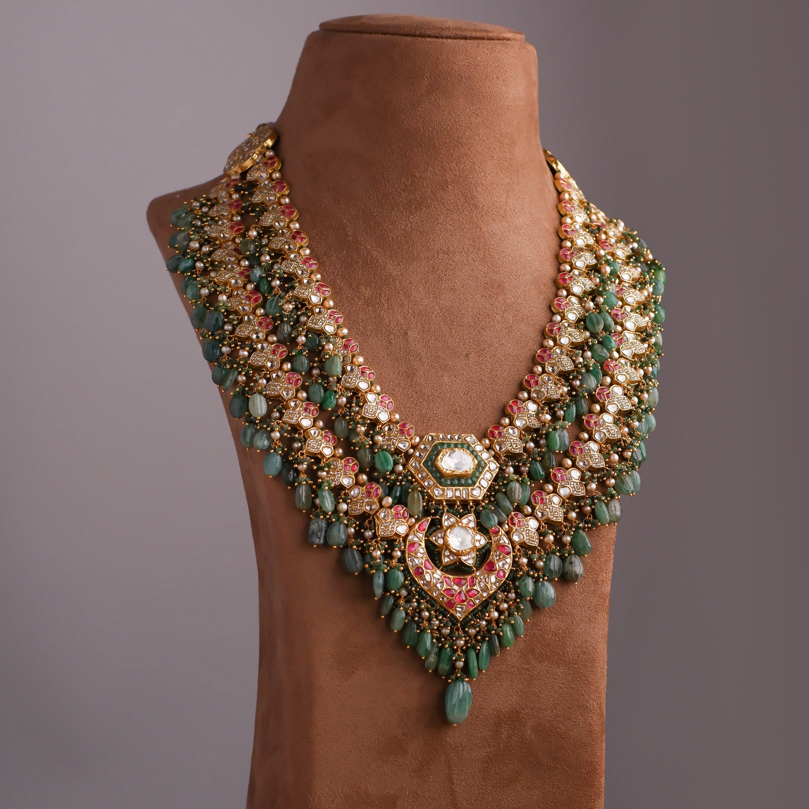 Kusuma Polki Long Necklace
