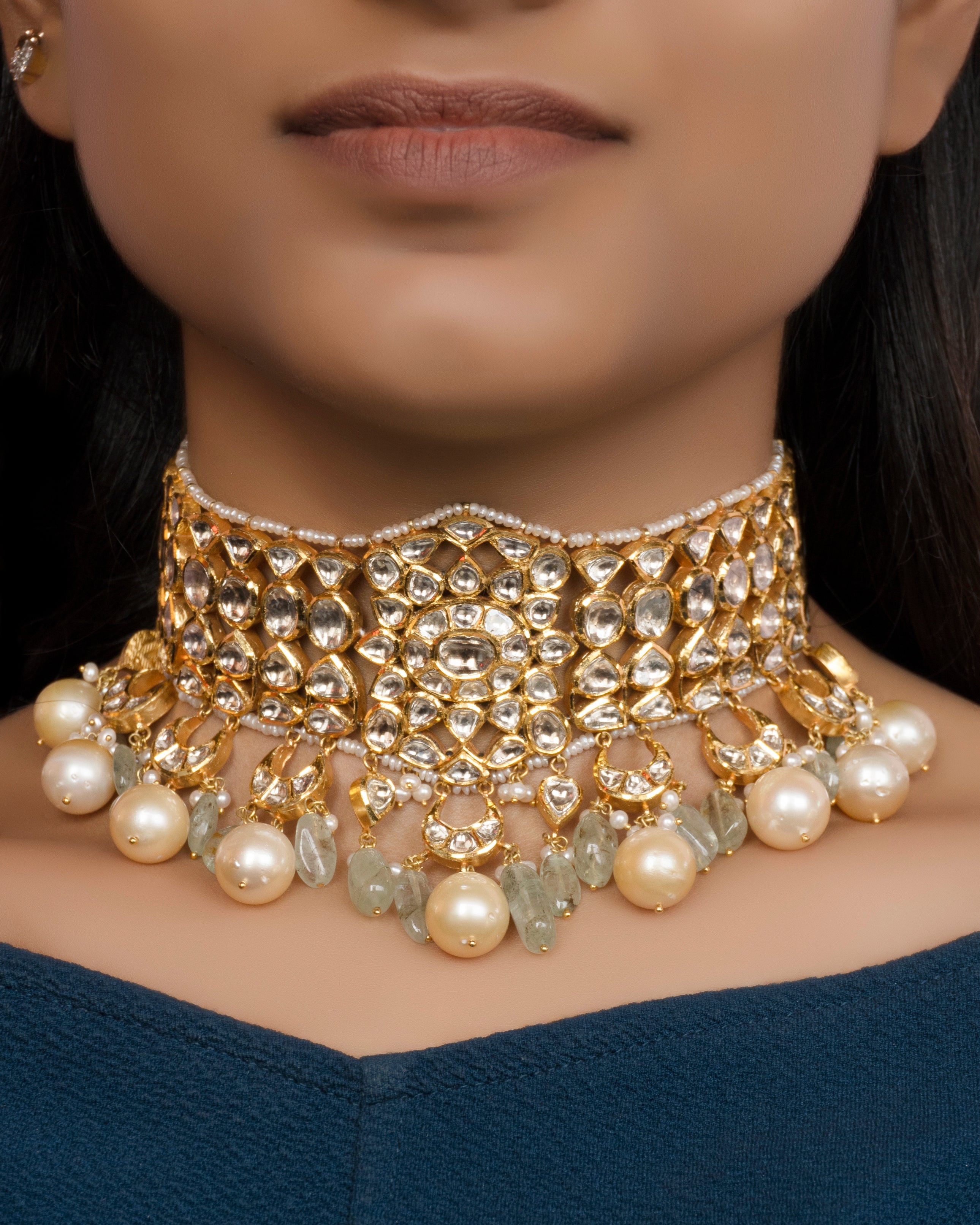 Radhika Jadau Polki Choker