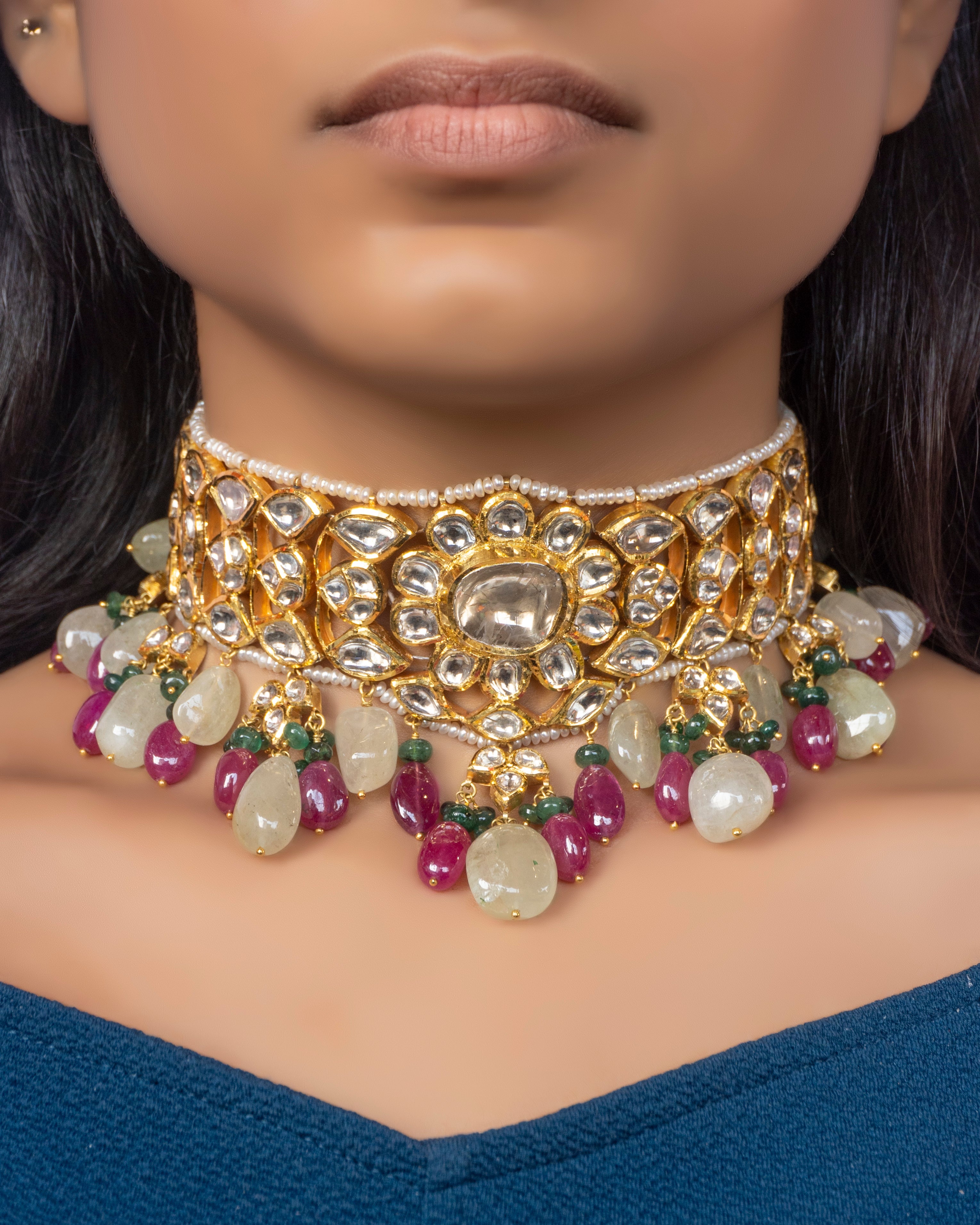 Tansiya Jadau Polki Choker