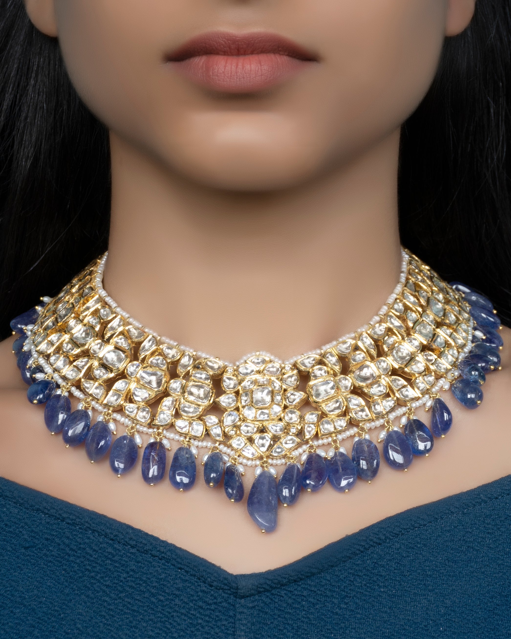 Shanika Jadau Polki Necklace