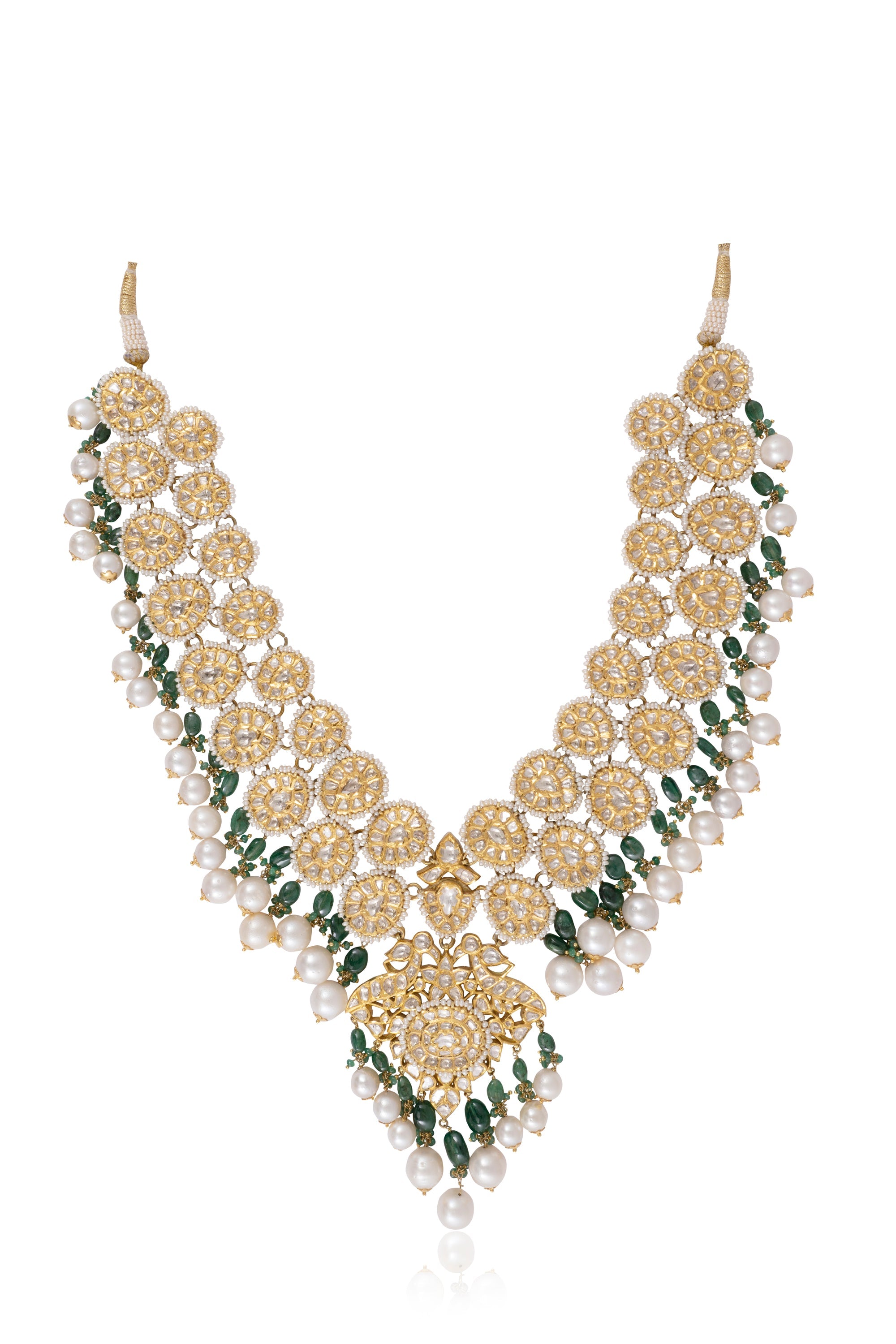 Roshni Jadau Polki Long Necklace