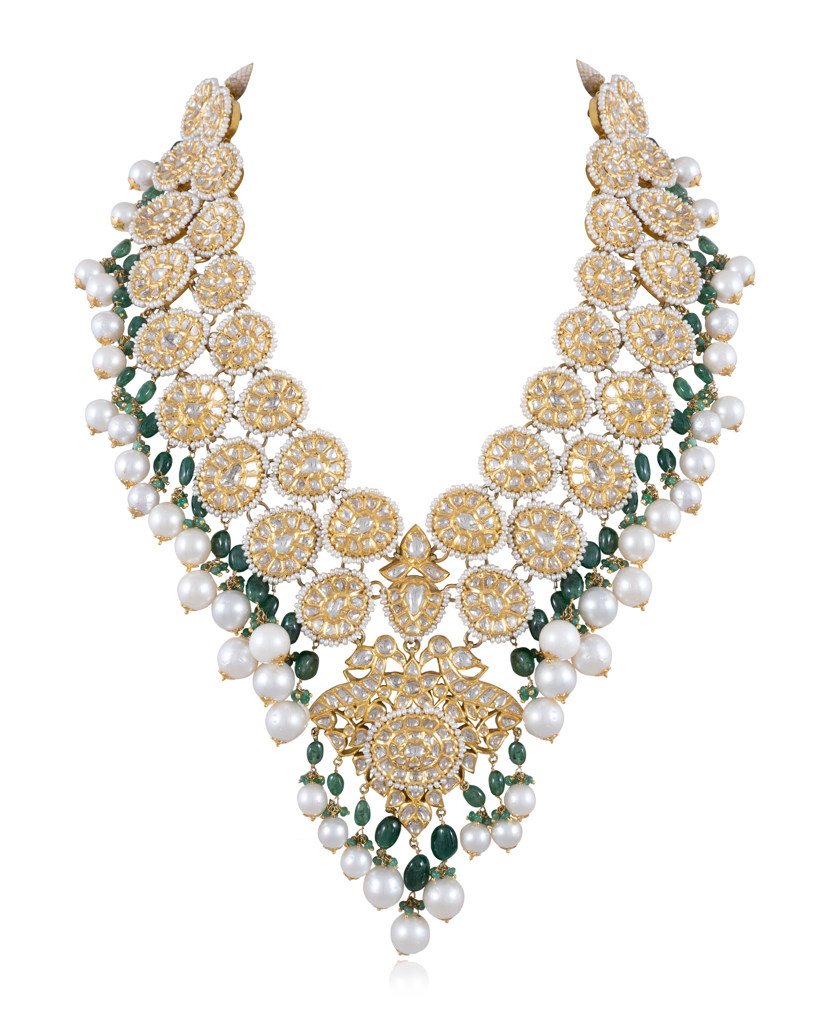 Roshni Jadau Polki Long Necklace