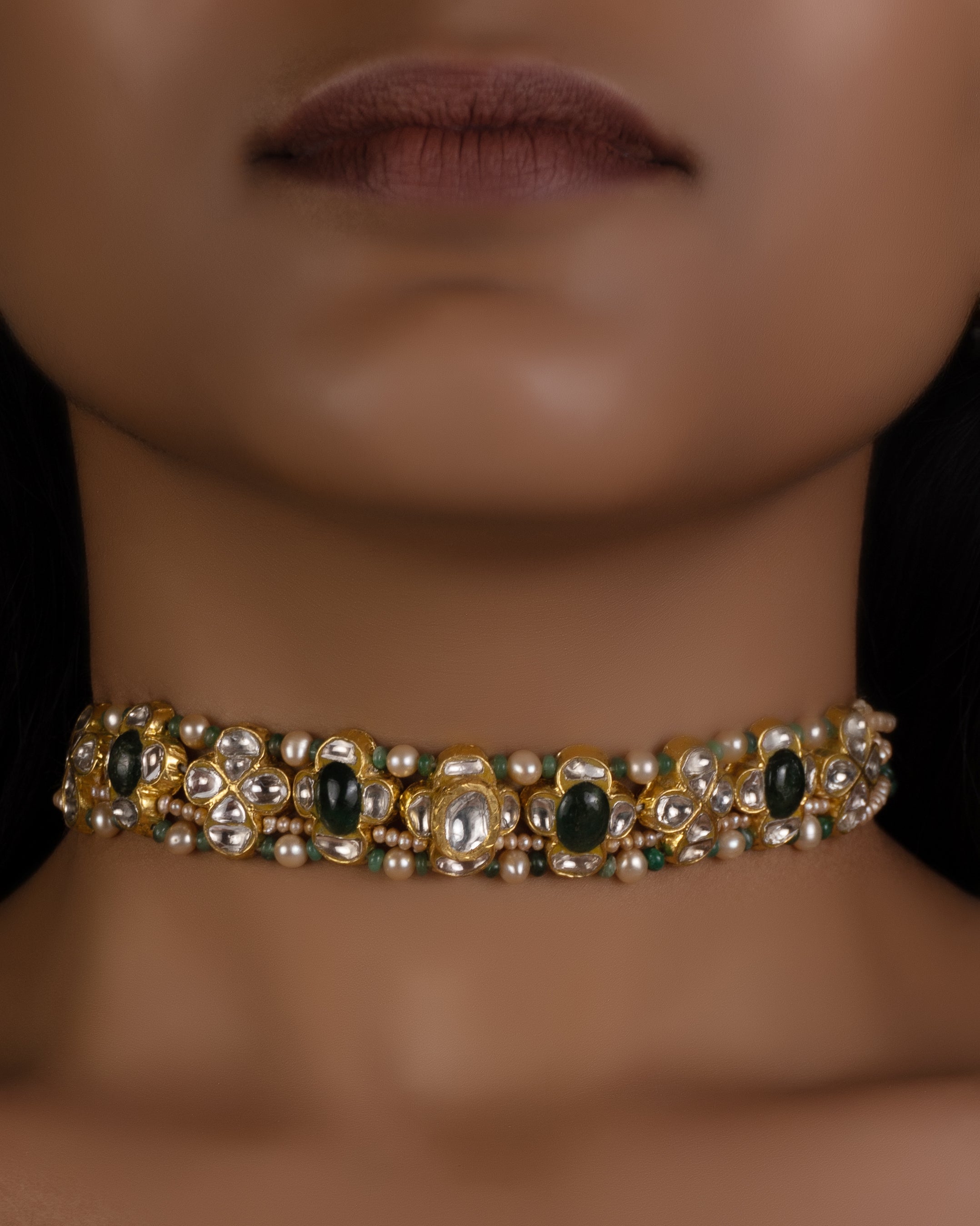Sharara Polki Choker