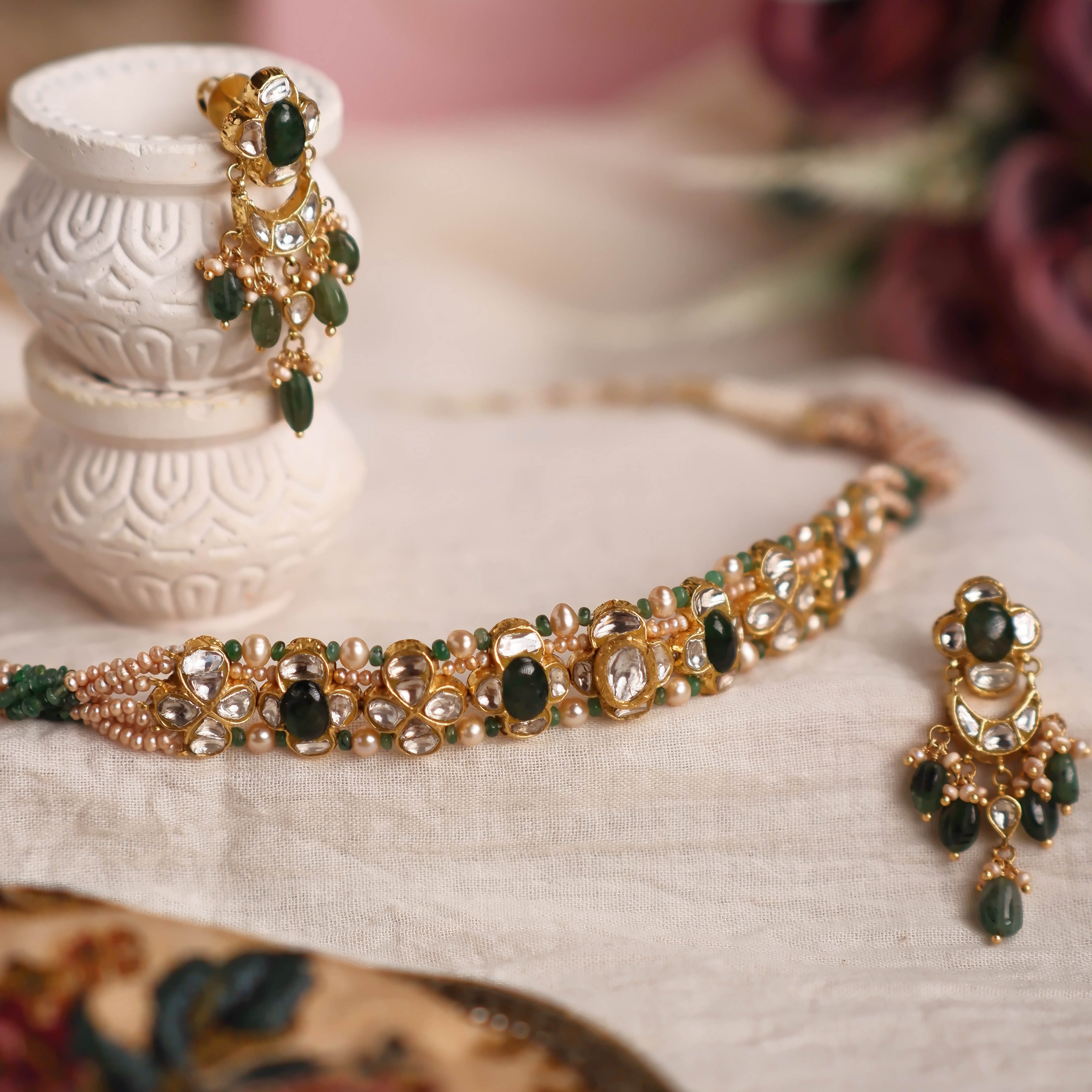 Sharara Polki Choker