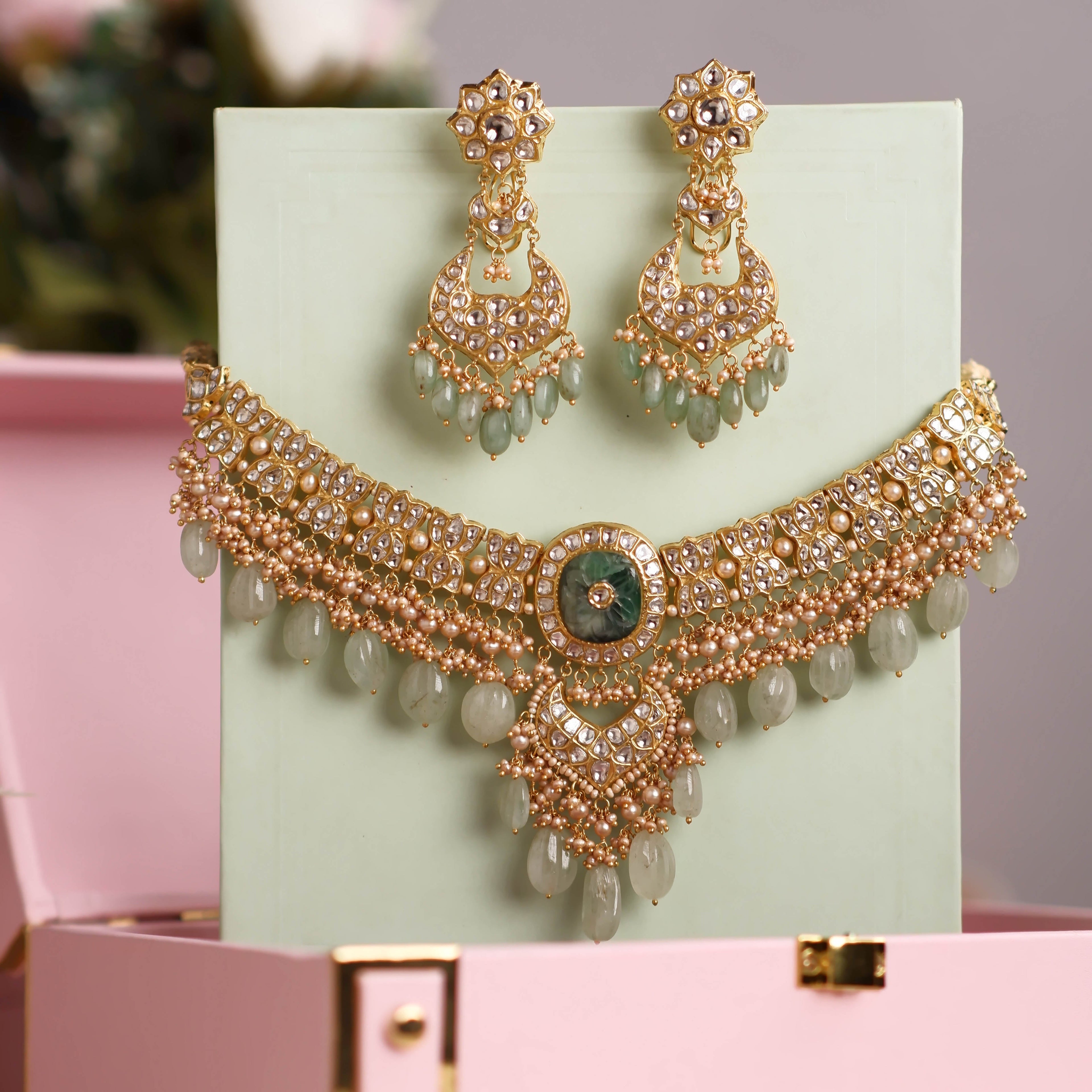 Shehnaz Polki Necklace