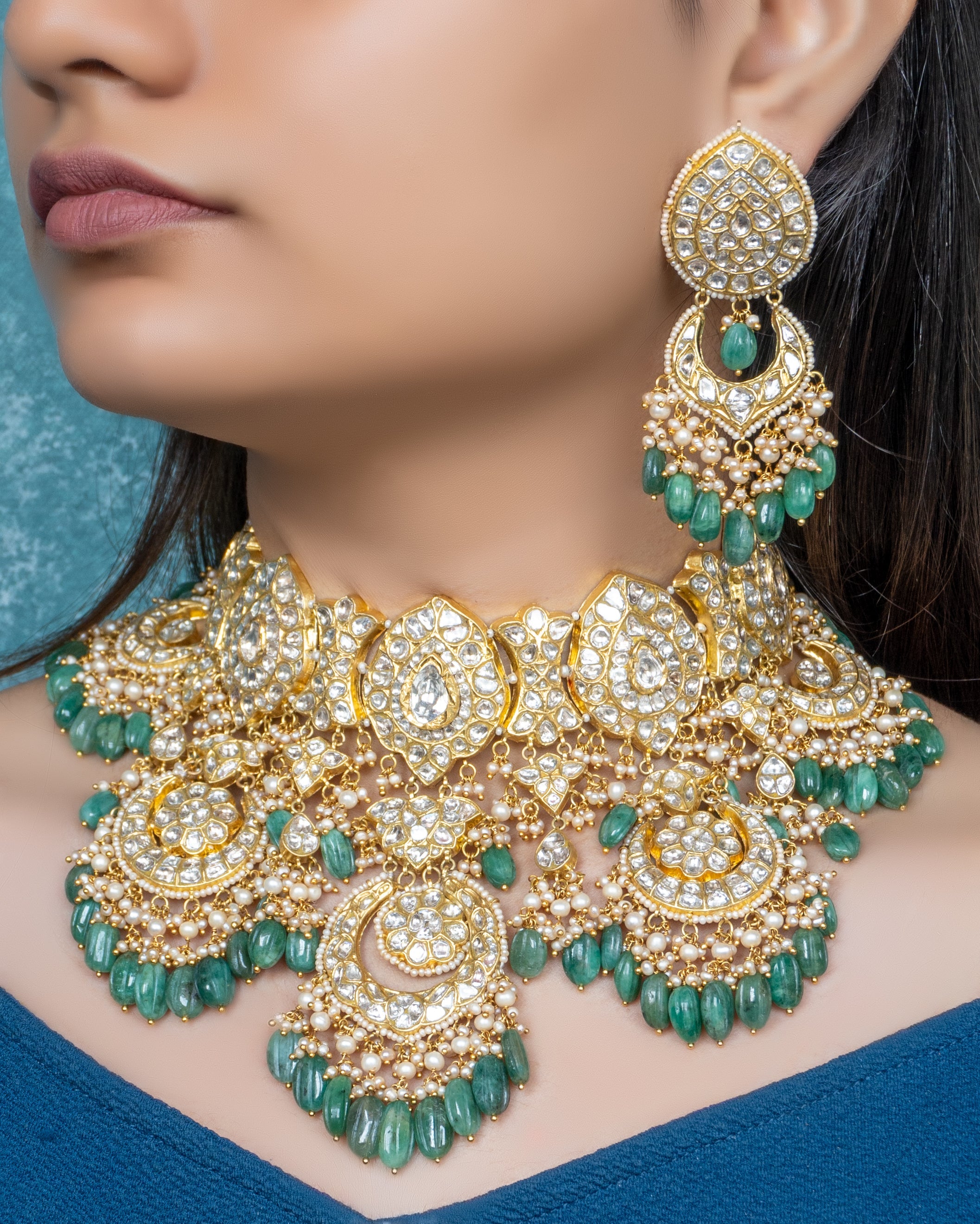 Cherima Polki Chandbalis