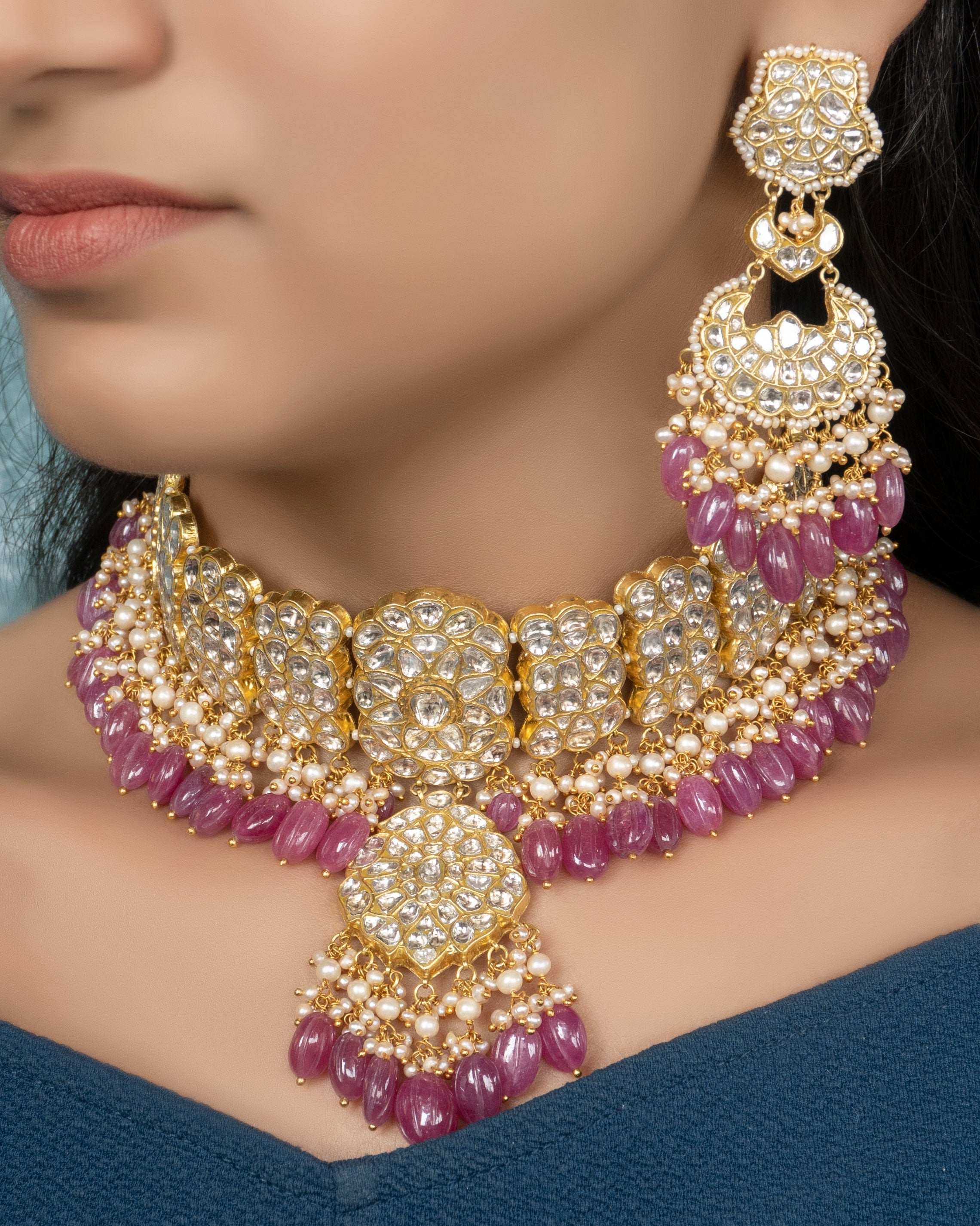 Jasnima Polki Choker