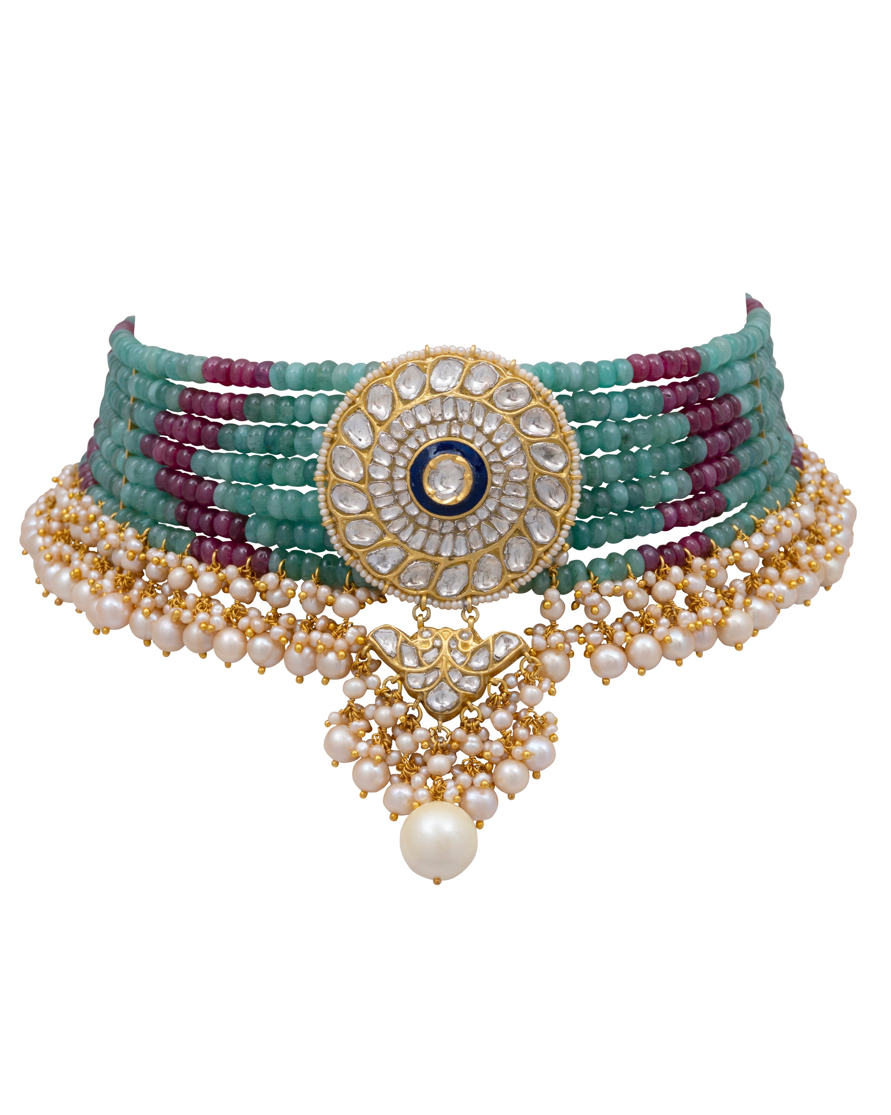 Teena Polki Bead Choker