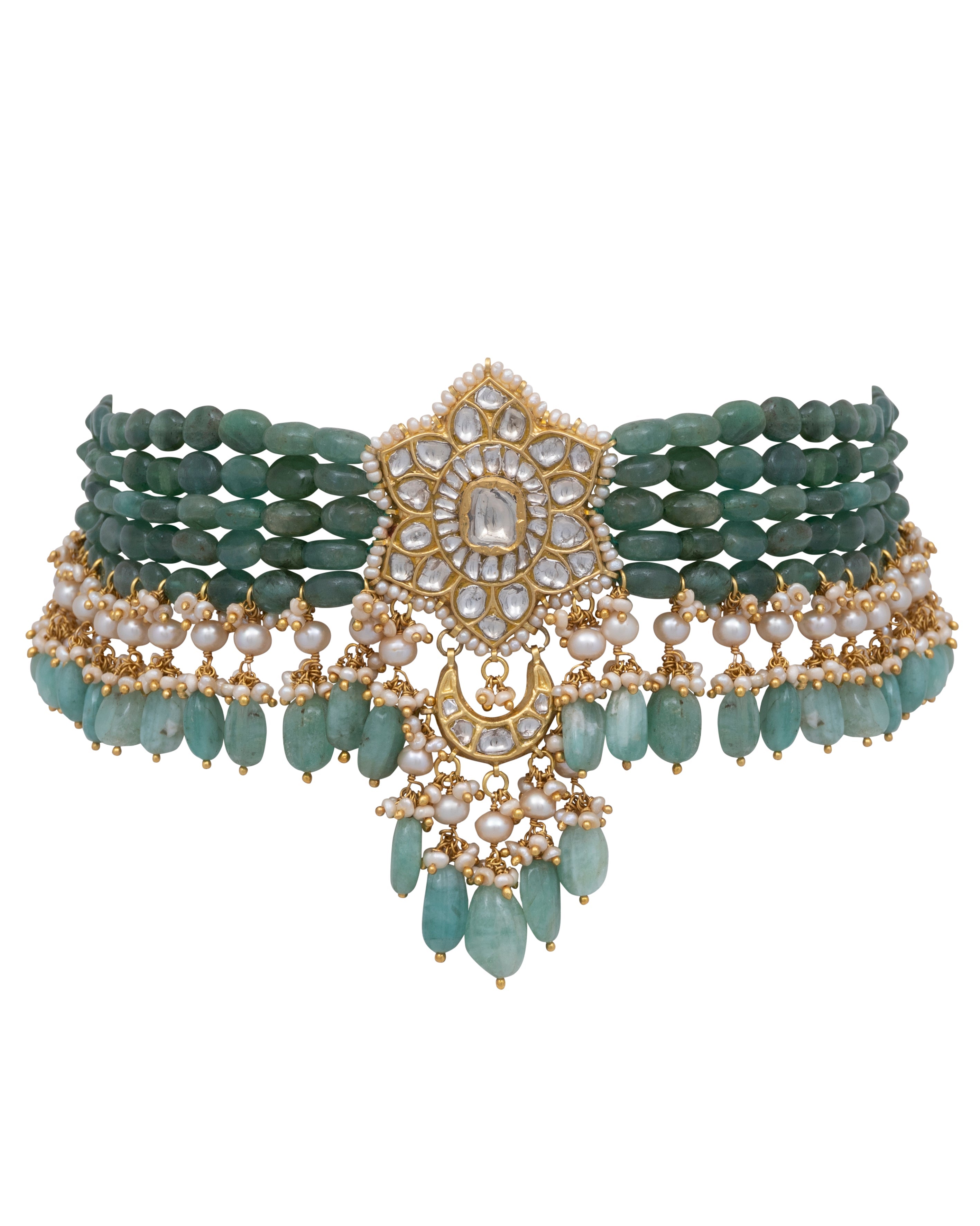 Doja Polki Bead Choker