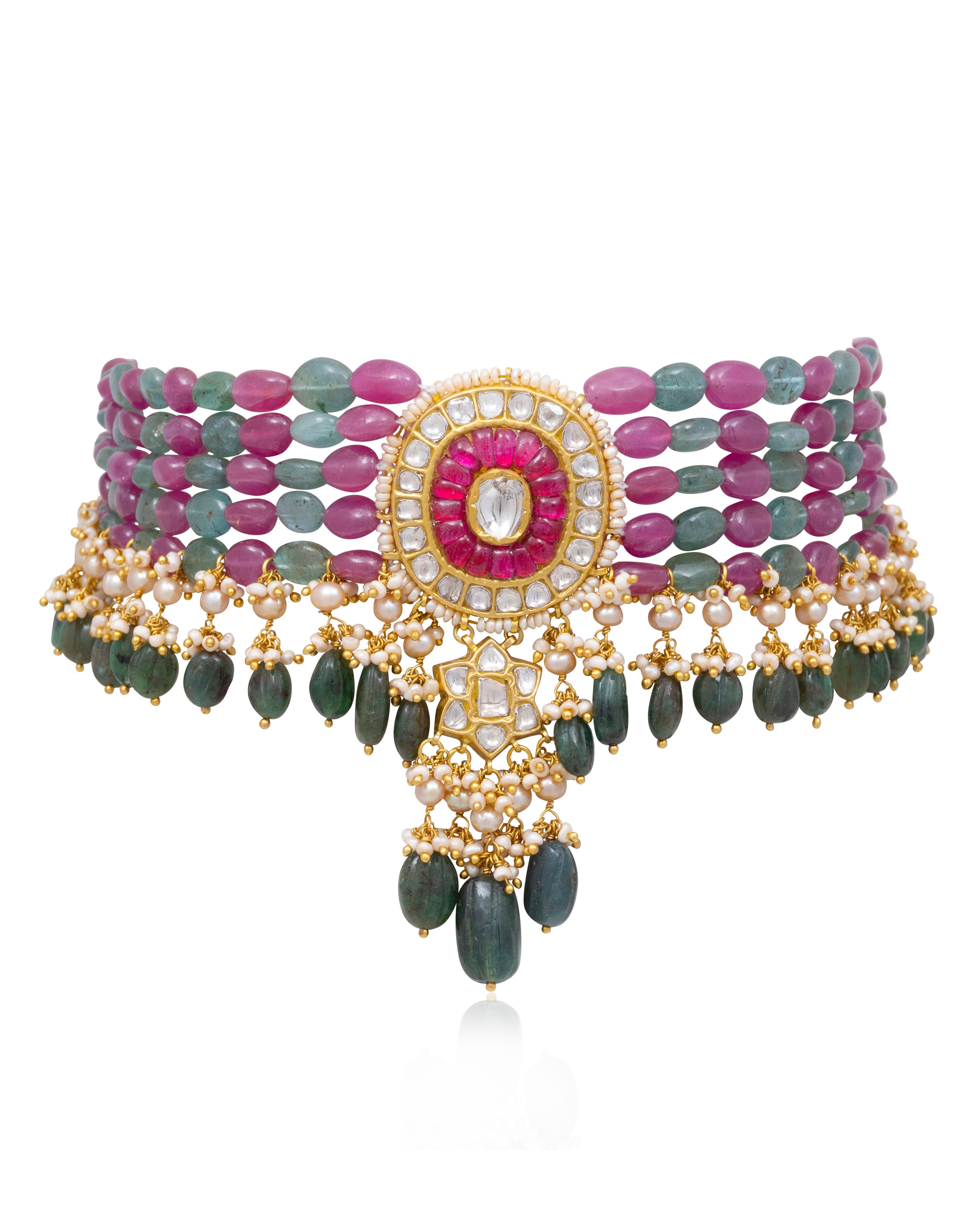 Jordyn Polki Bead Choker