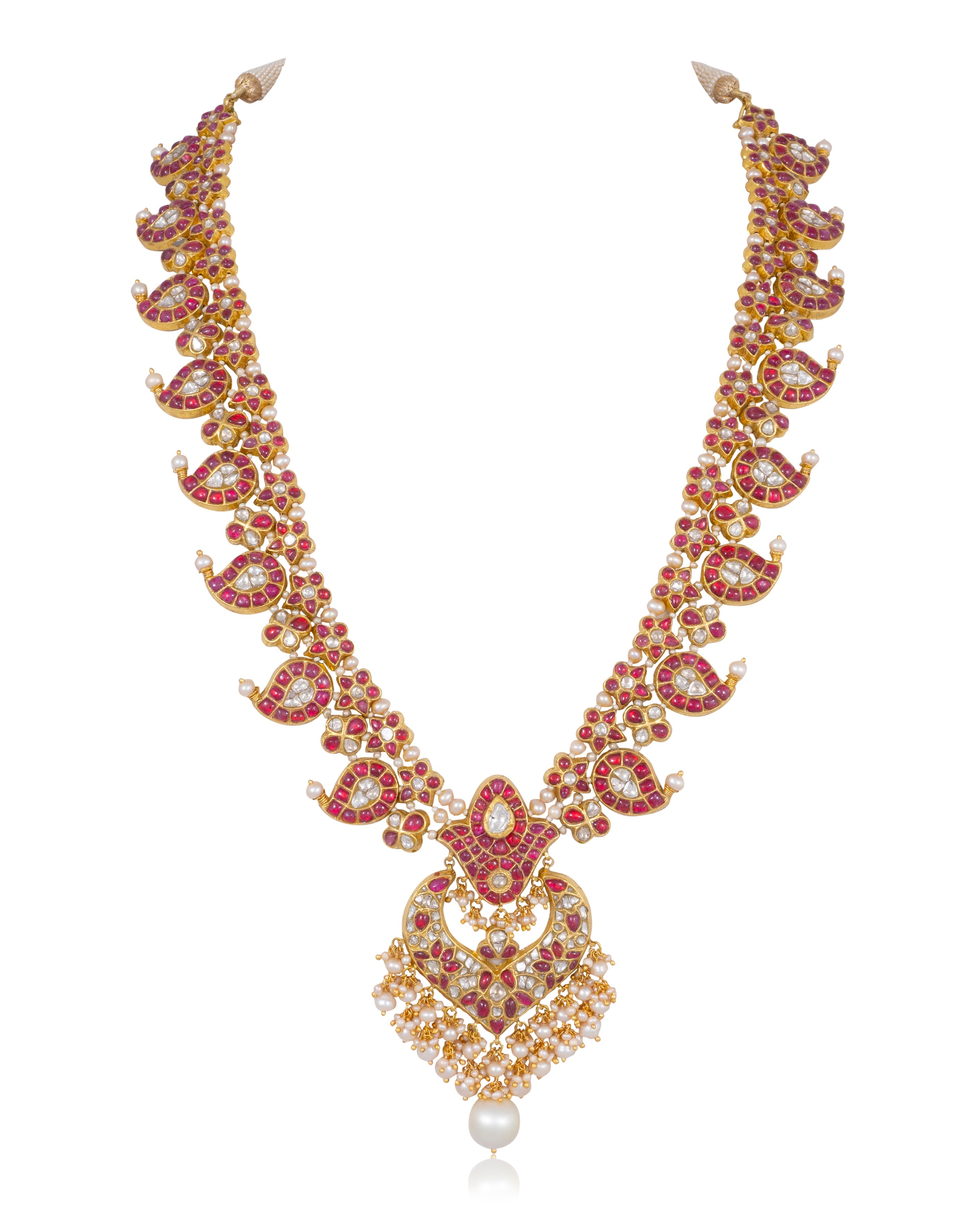 Tryia Polki Long Necklace