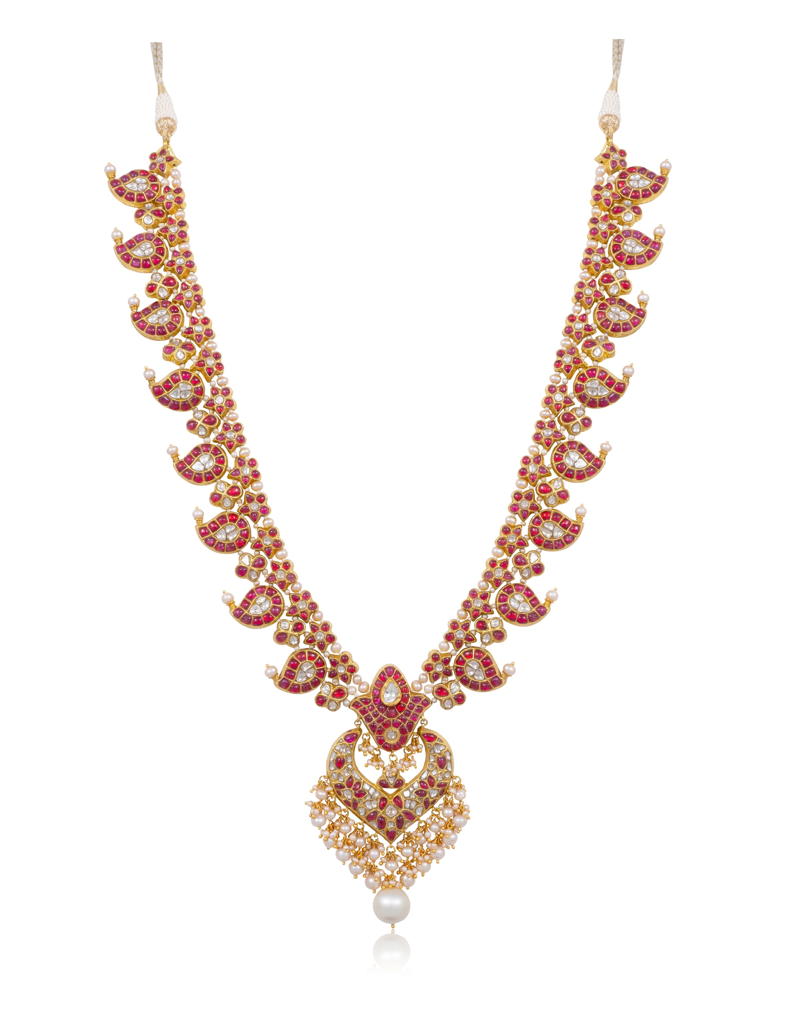 Tryia Polki Long Necklace