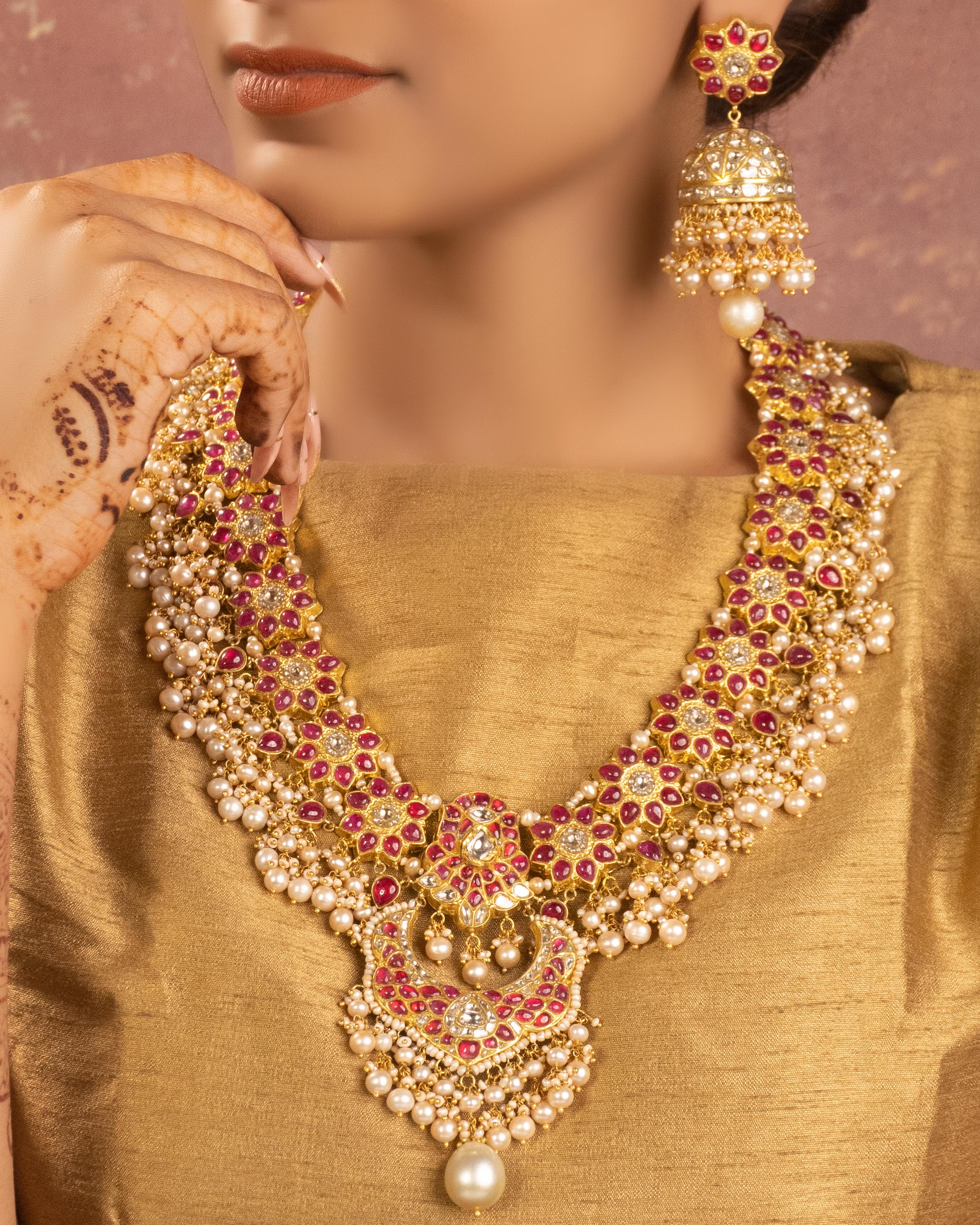 Harni Polki Long Necklace