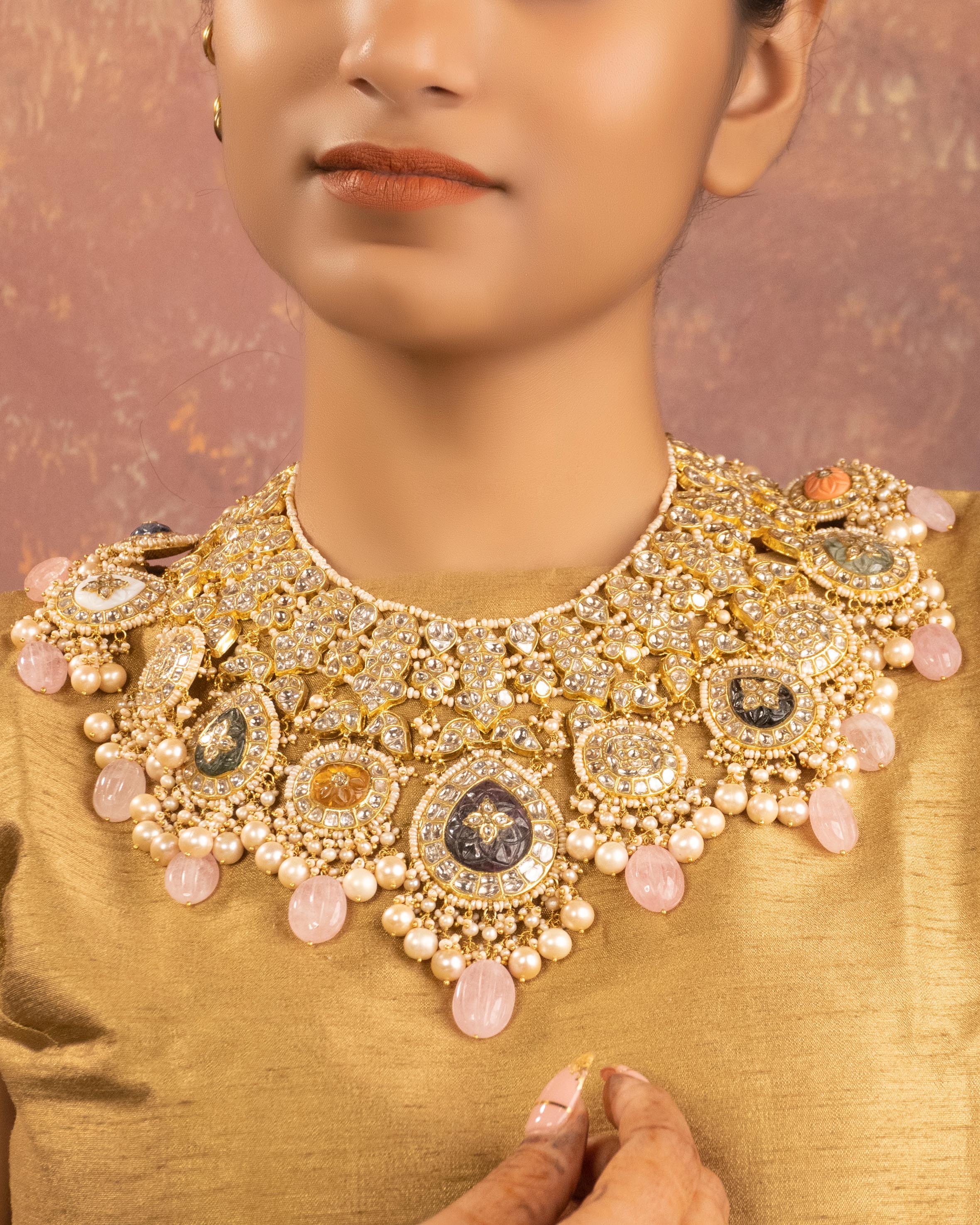 Mania Polki Necklace