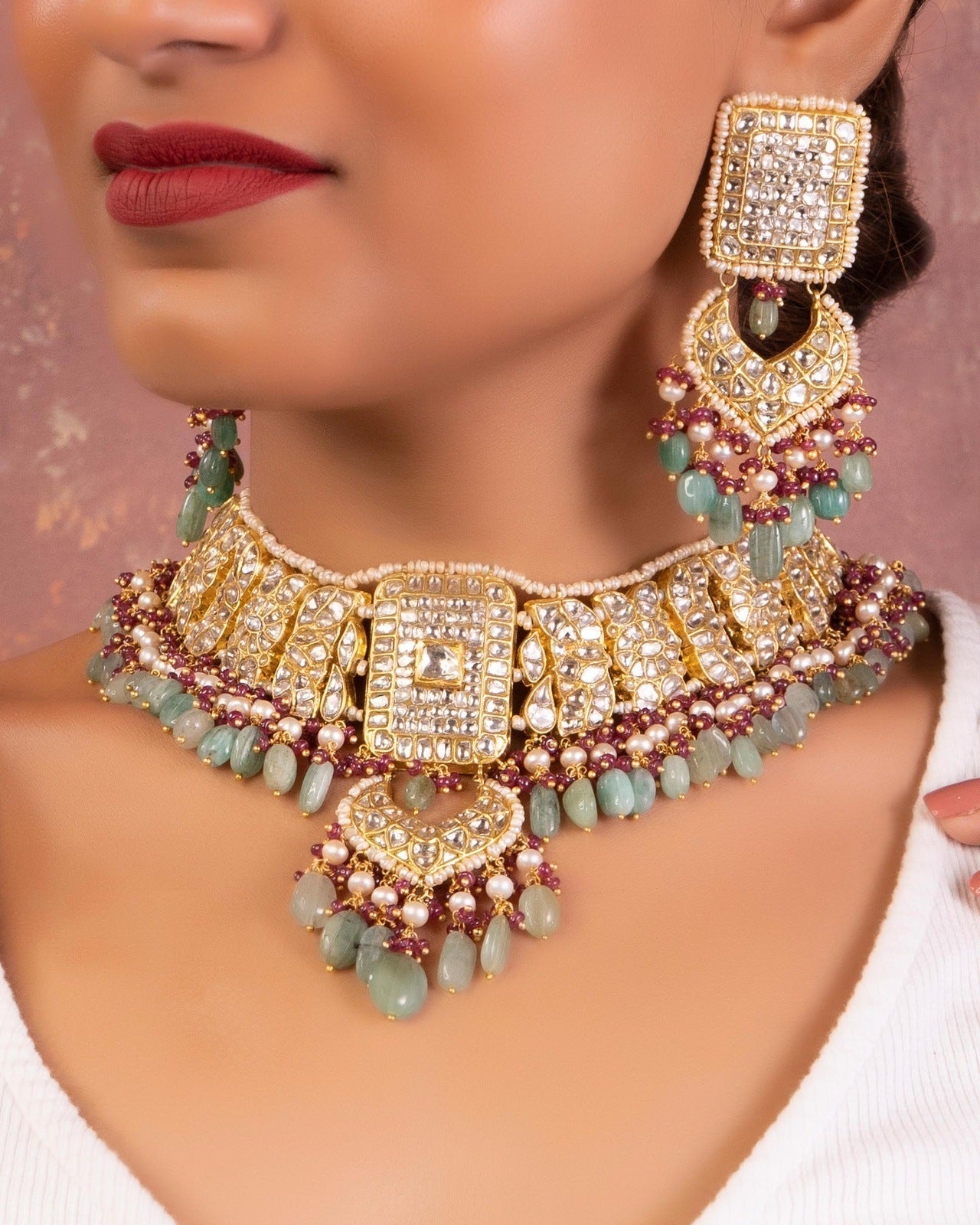 Vidya Polki Chandbalis - NO ORDERS