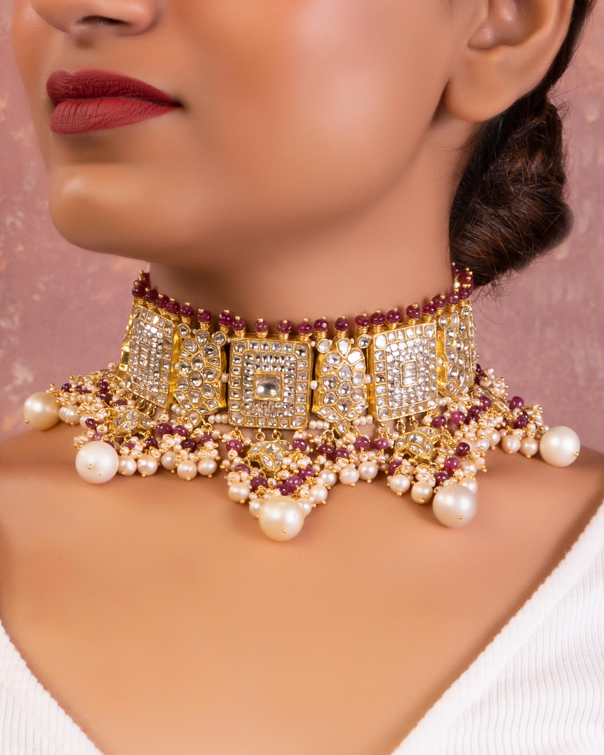 Kariyamna Polki Choker