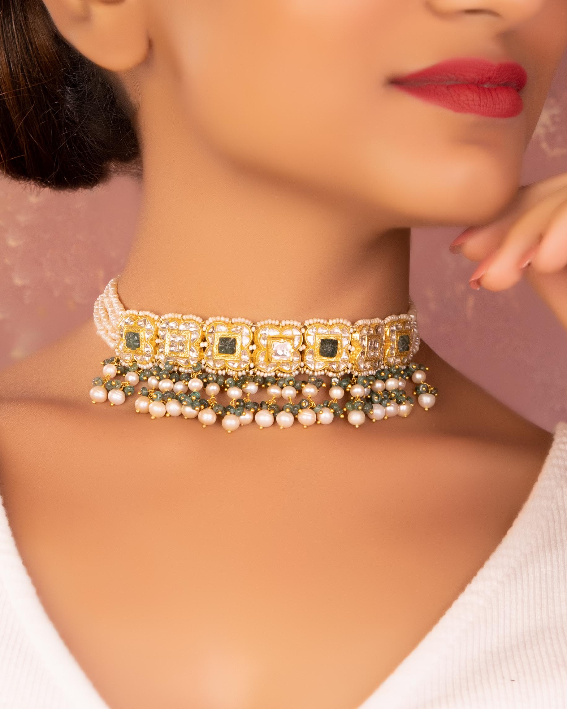 Bhakti Polki Choker