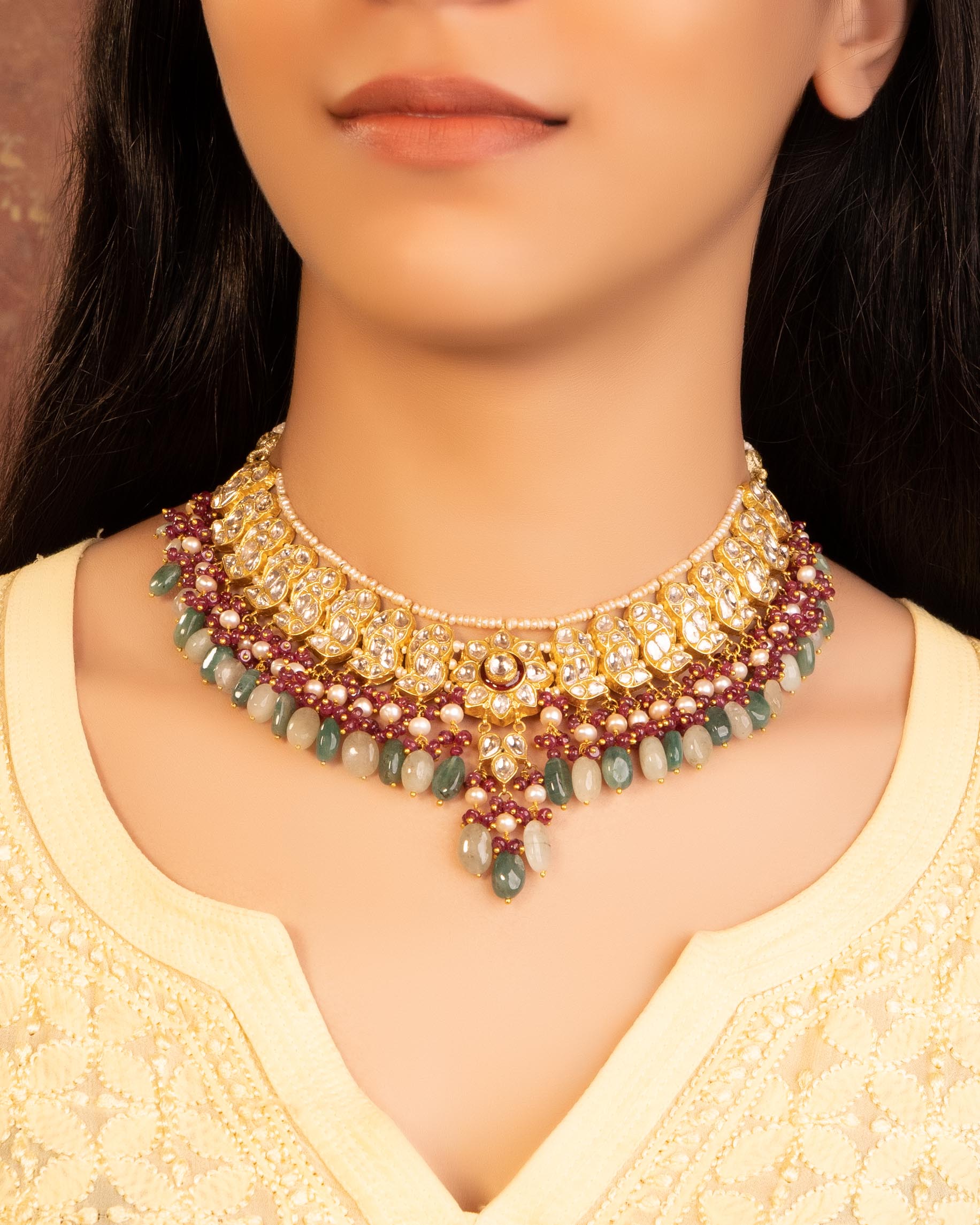 Runali Polki Necklace